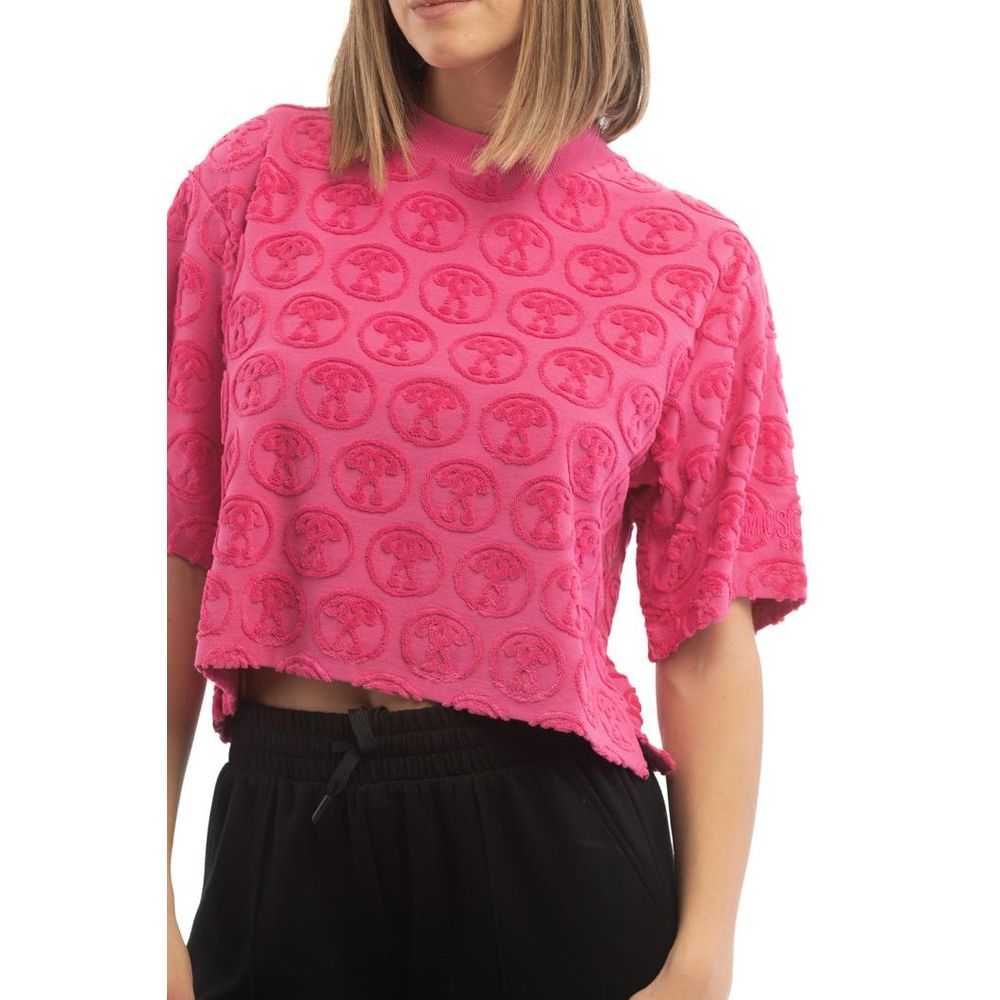 Moschino Fuchsia Cotton Women's T-Shirt