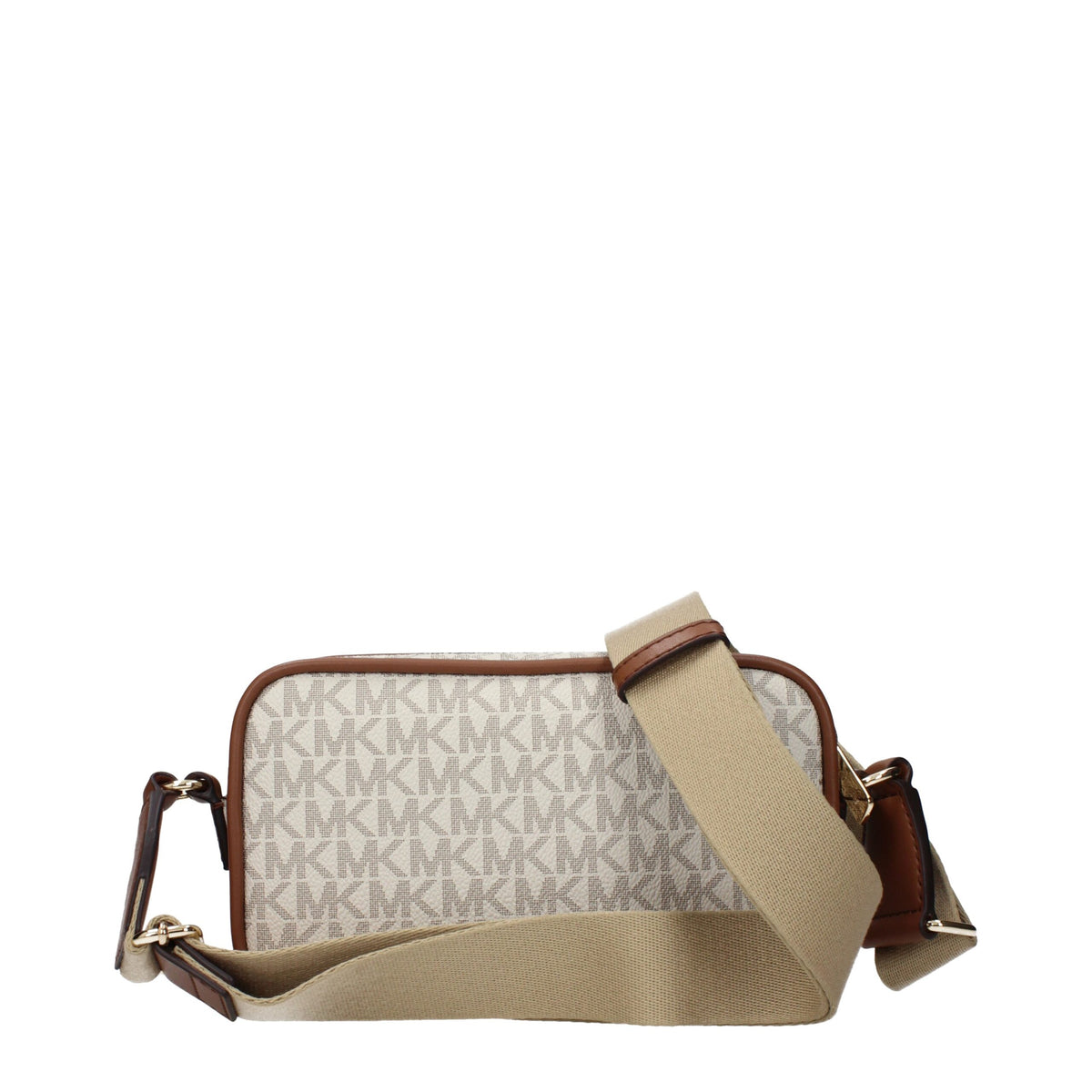 Michael Kors Beige Fabric Crossbody Women's Bag