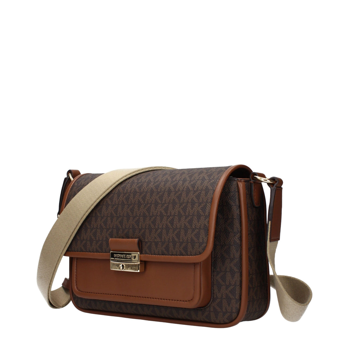 Michael Kors Brown Fabric Crossbody Women's Bag