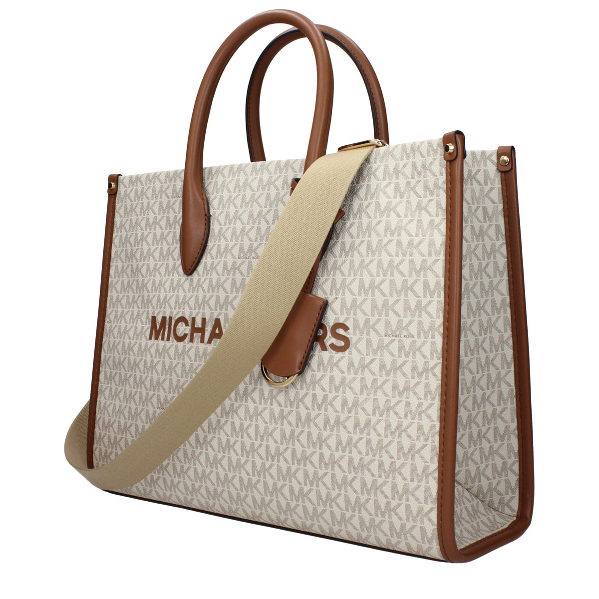 Michael Kors Beige Fabric Women's Handbag