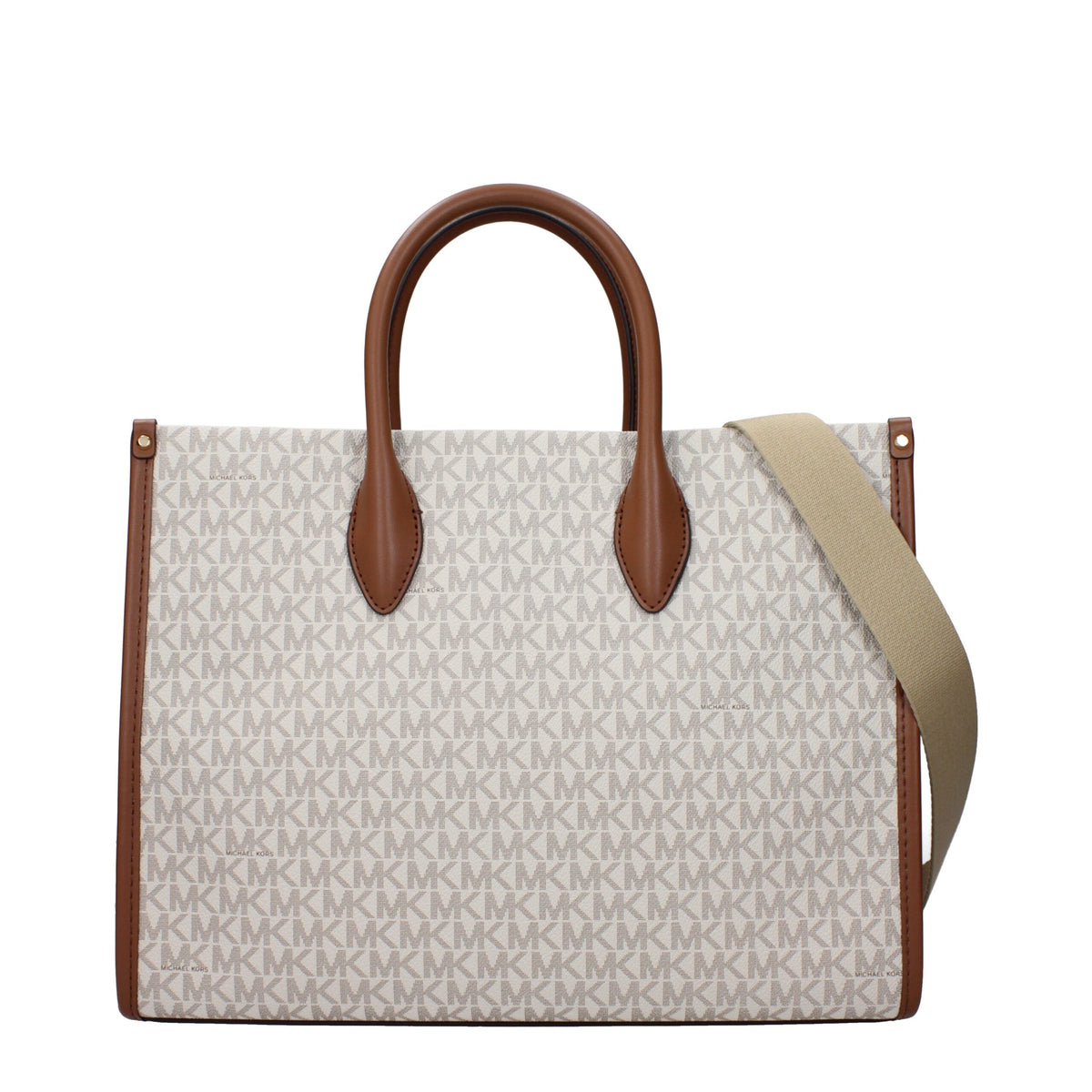 Michael Kors Beige Fabric Women's Handbag