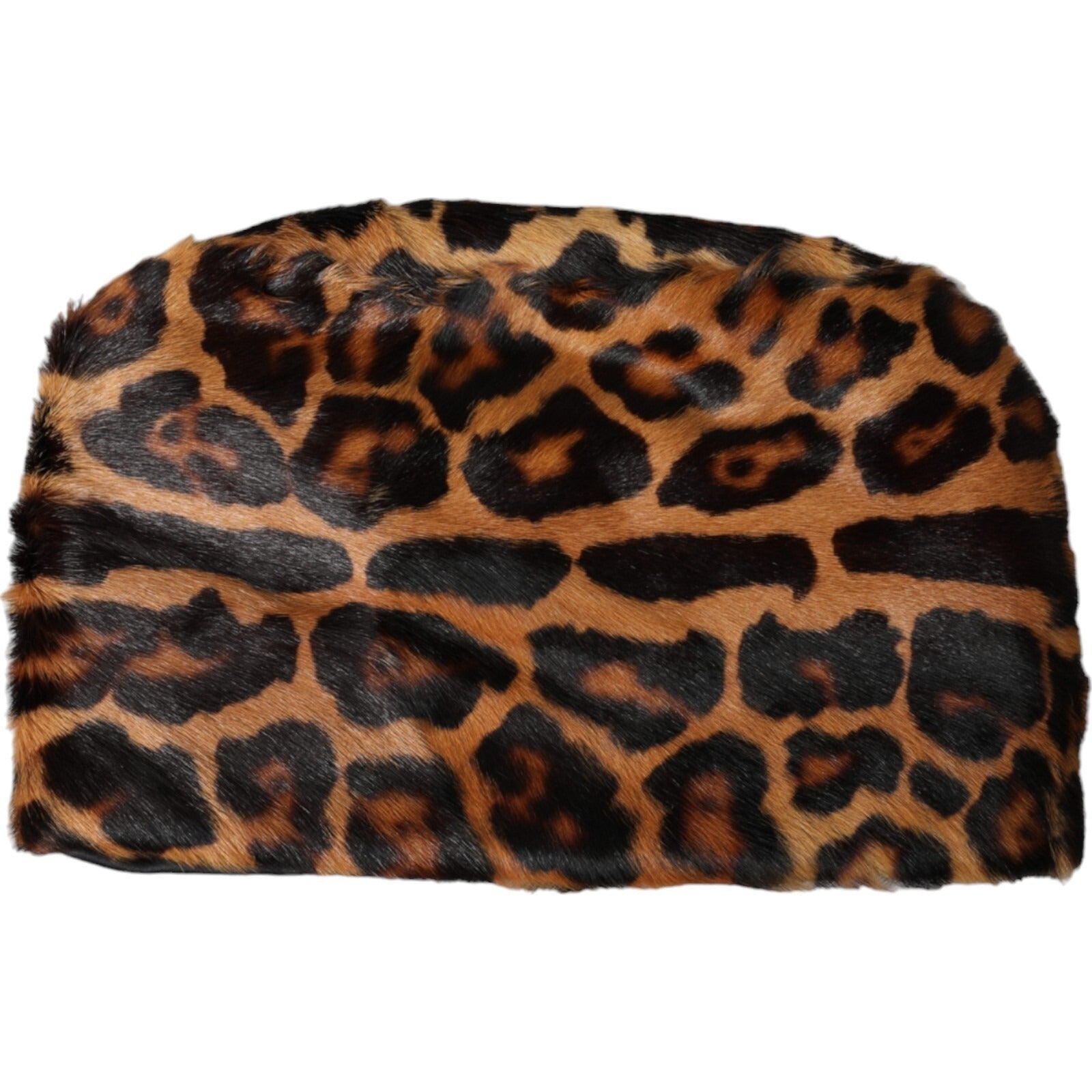 Dolce & Gabbana Brown Leopard Fur Women Bucket Capello Women's Hat