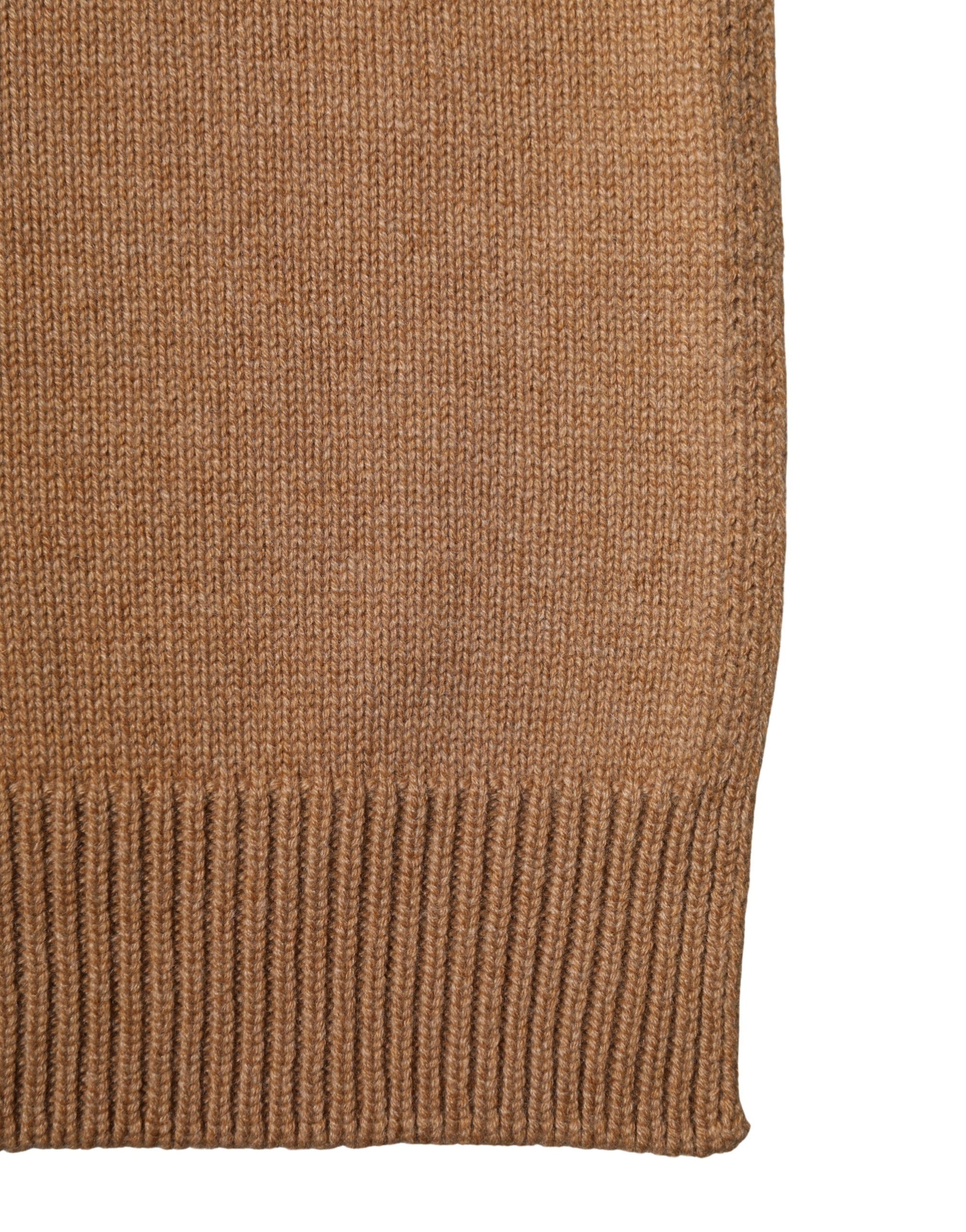 Dolce & Gabbana Brown Cashmere Knitted Foulard 207cm x 29cm Men Men's Scarf