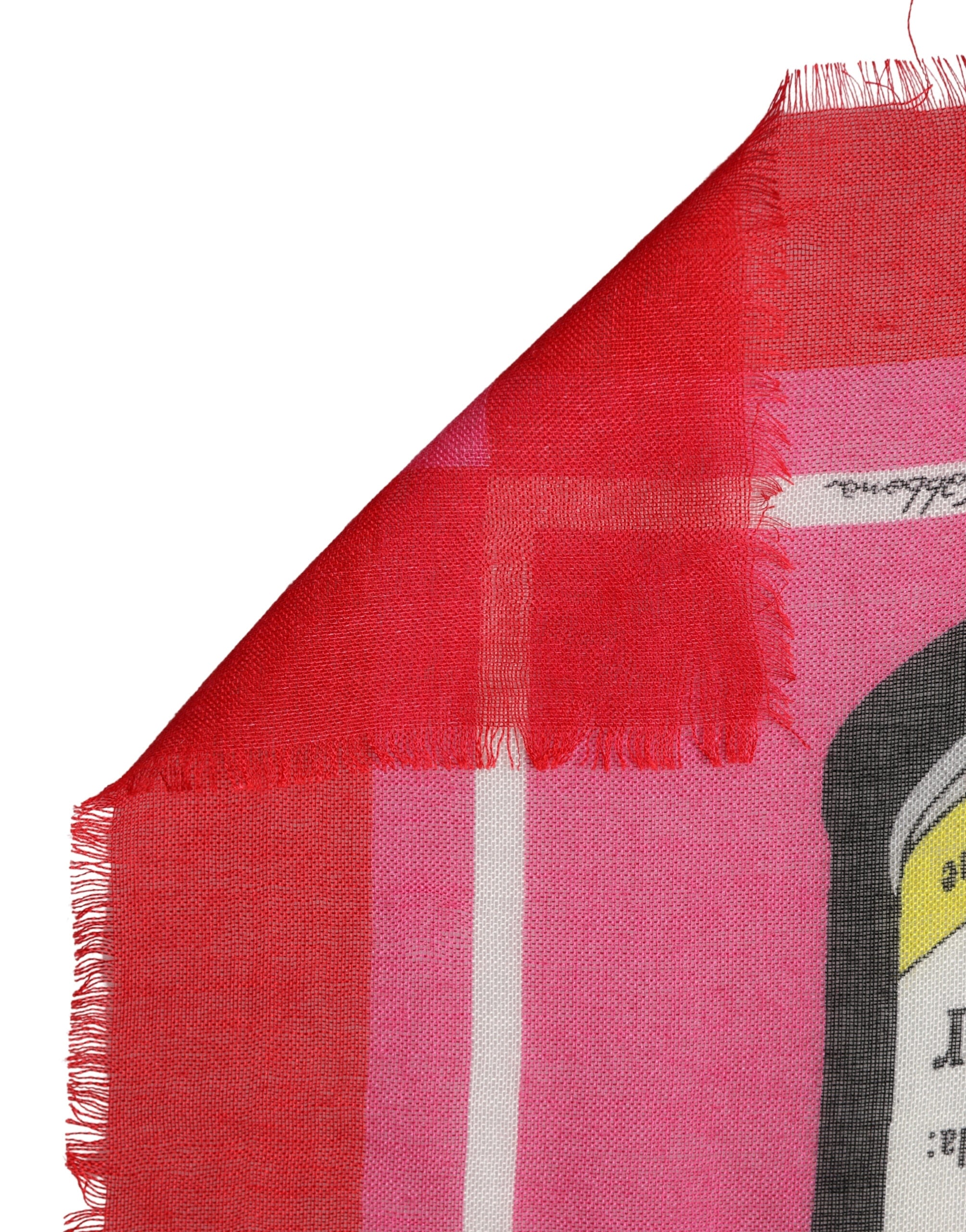 Dolce & Gabbana Pink DG Amore Print Neck Square Shawl 140cm x 140cm Women's Scarf