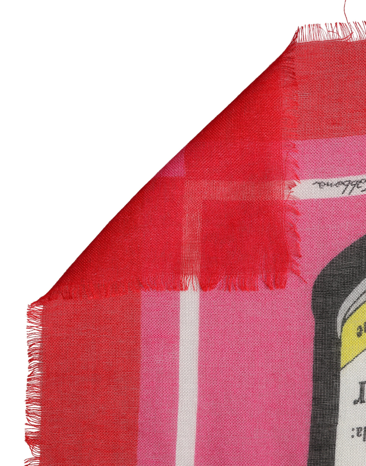 Dolce & Gabbana Pink DG Amore Print Neck Square Shawl 140cm x 140cm Women's Scarf