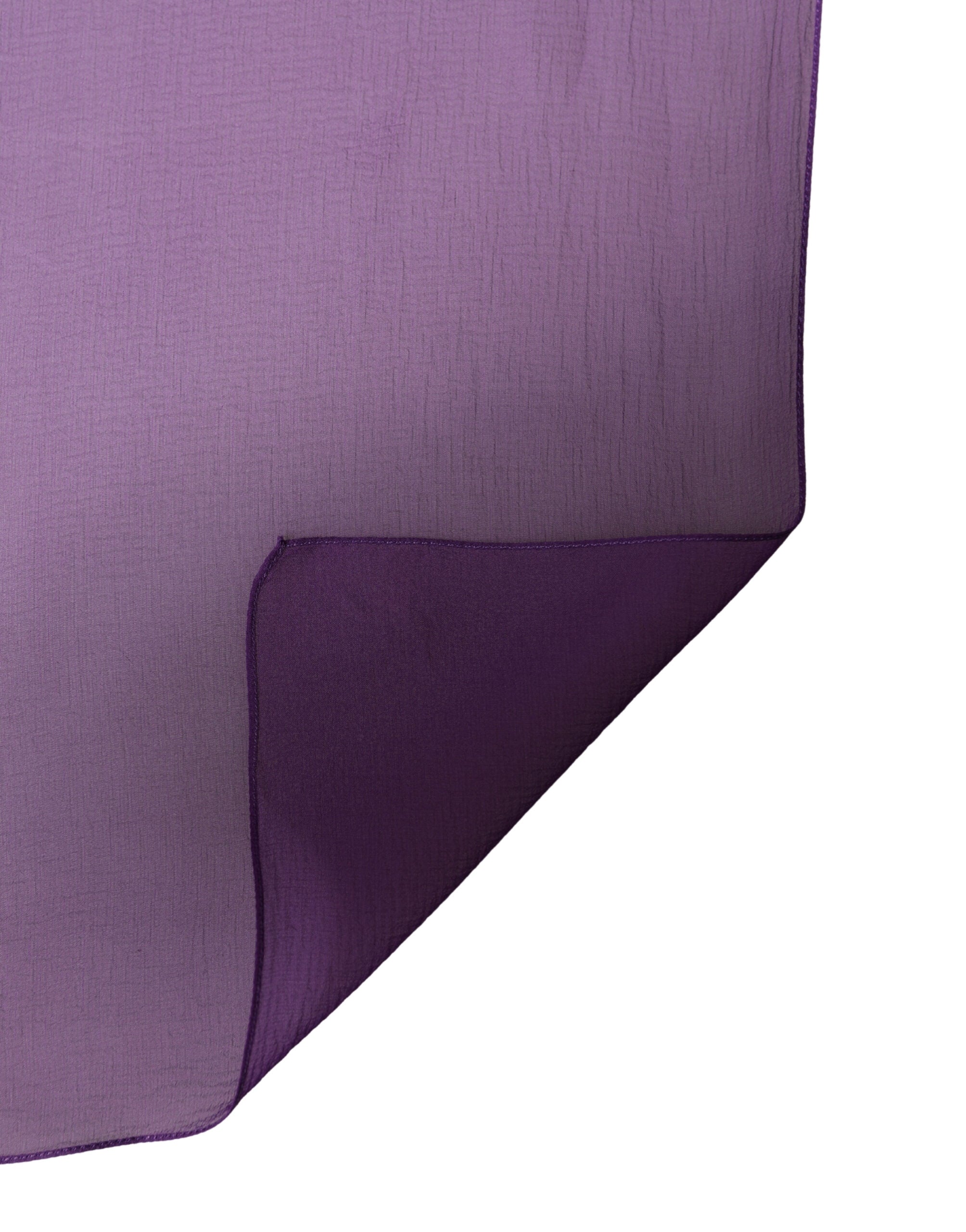 Dolce & Gabbana Purple Silk Neck Wrap Shawl Stole 200cm x 134cm Women's Scarf