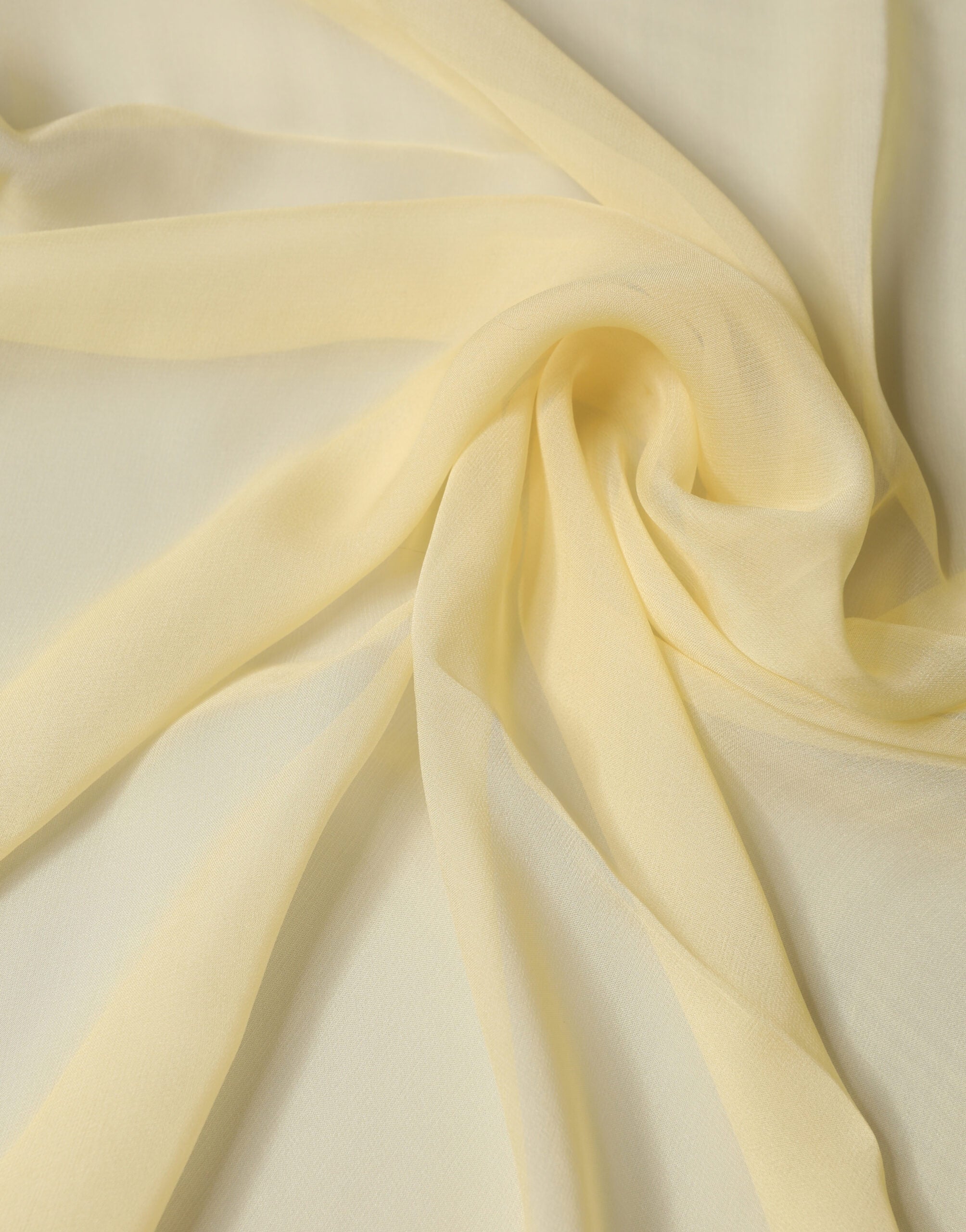 Dolce & Gabbana Light Yellow Silk Wrap Shawl Foulard 100cm x 99cm Women's Scarf