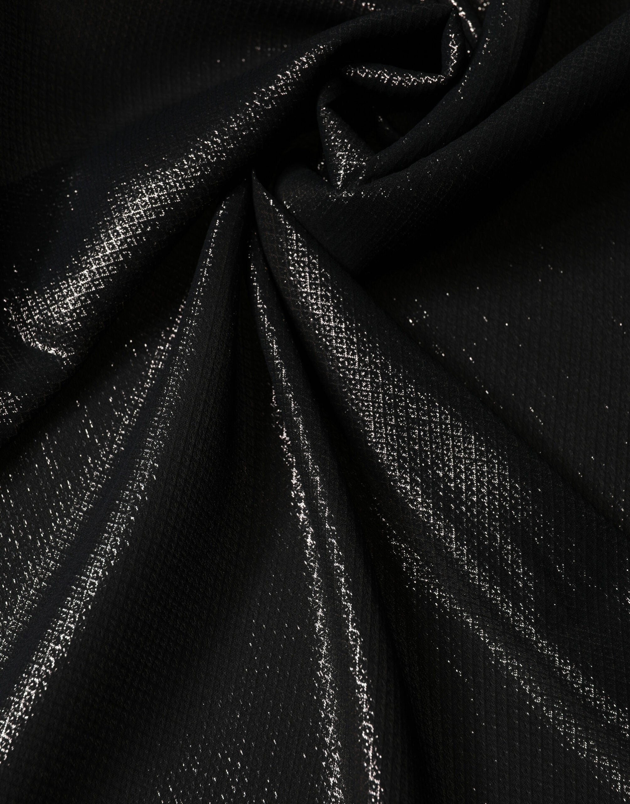Dolce & Gabbana Black Silk Square Wrap Shawl Foulard 122cm x 120cm Women's Scarf
