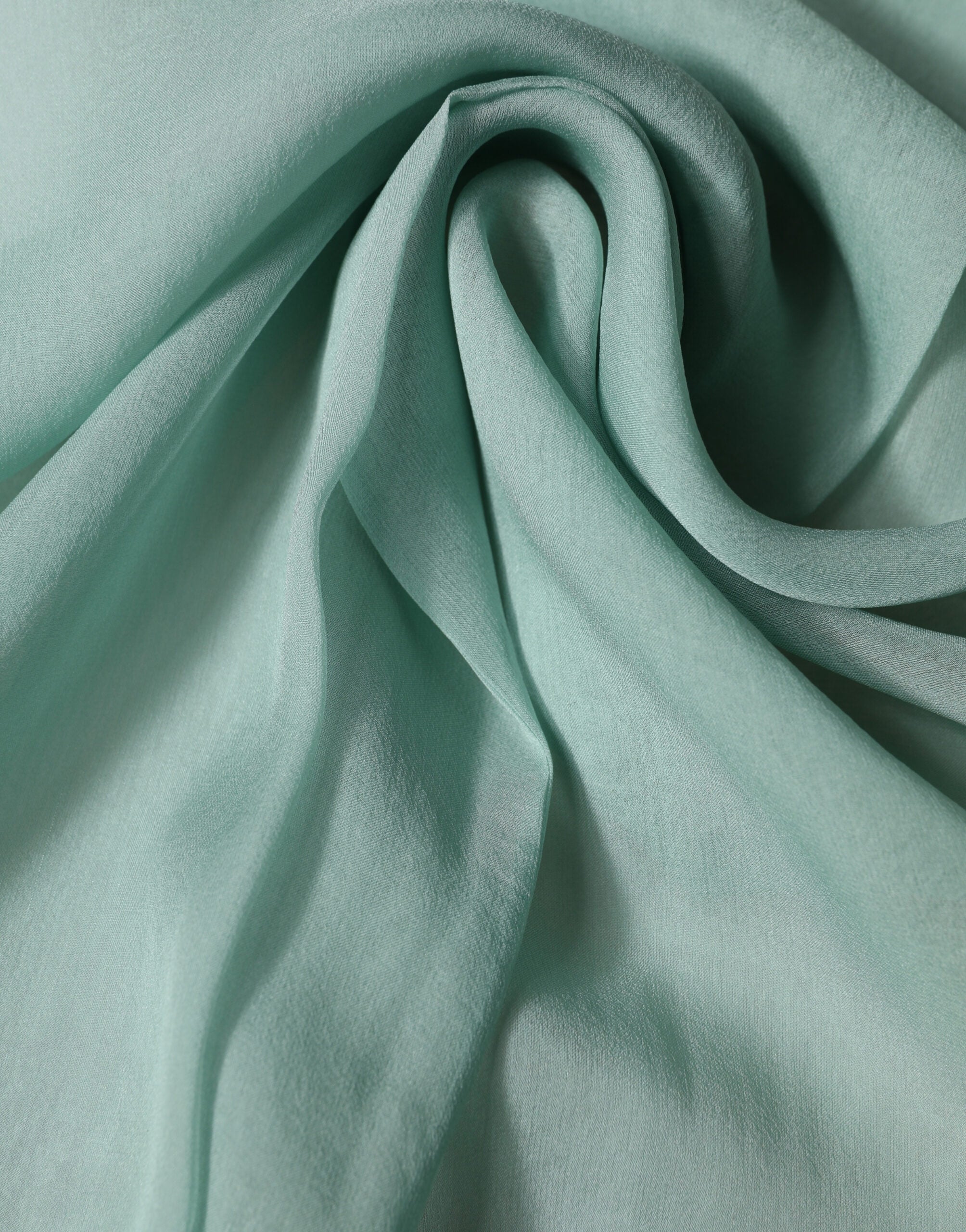 Dolce & Gabbana Teal Silk Sash Wrap Foulard Stole 292cm x 19cm Women's Scarf