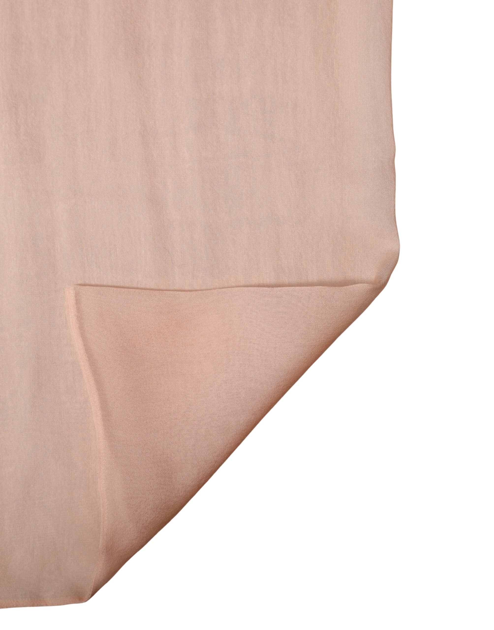 Dolce & Gabbana Light Pink Silk Sash Wrap Foulard 291cm x 19cm Women's Scarf