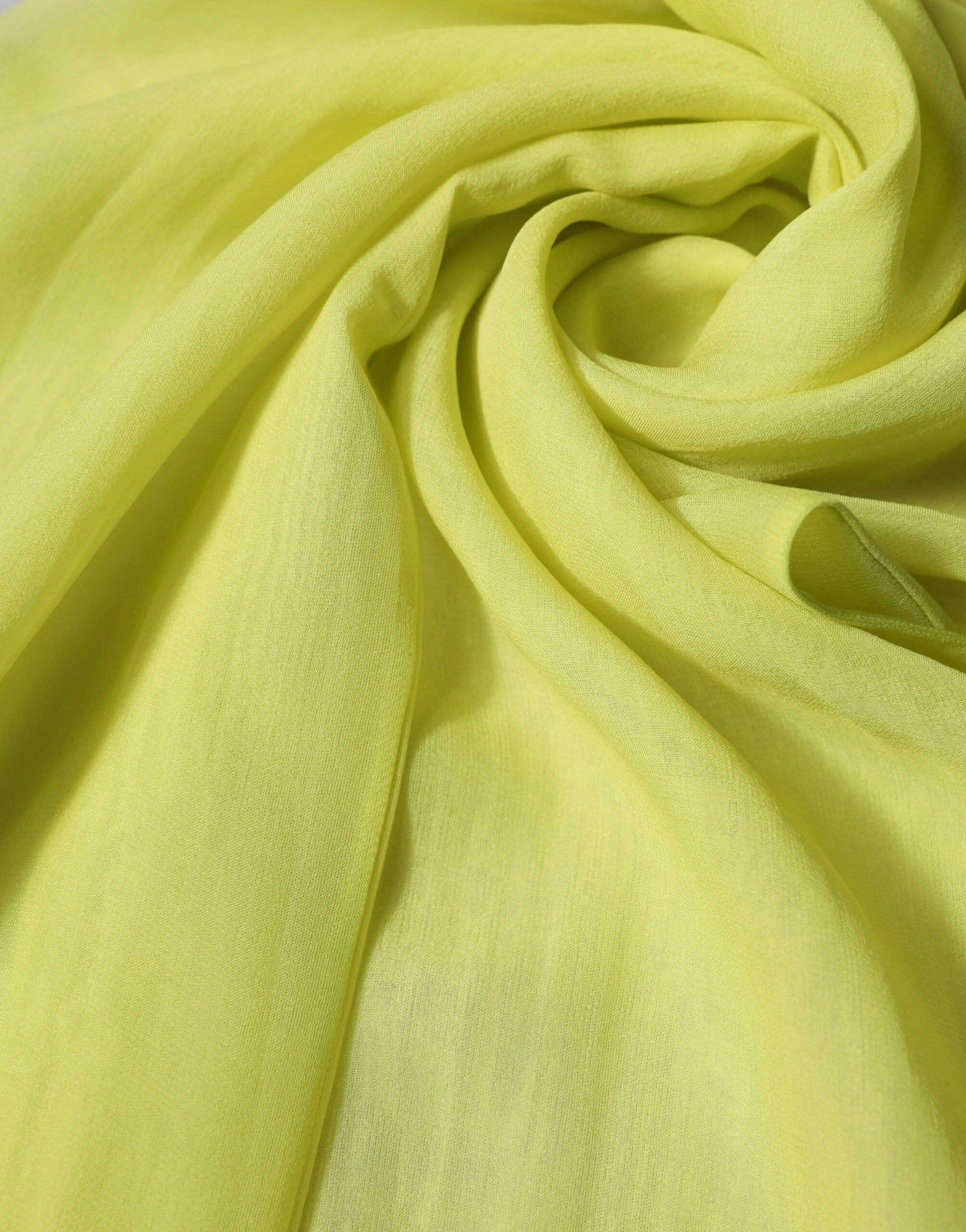 Dolce & Gabbana Yellow Green Silk Sash Foulard Stole 292cm x 19cm Women's Scarf