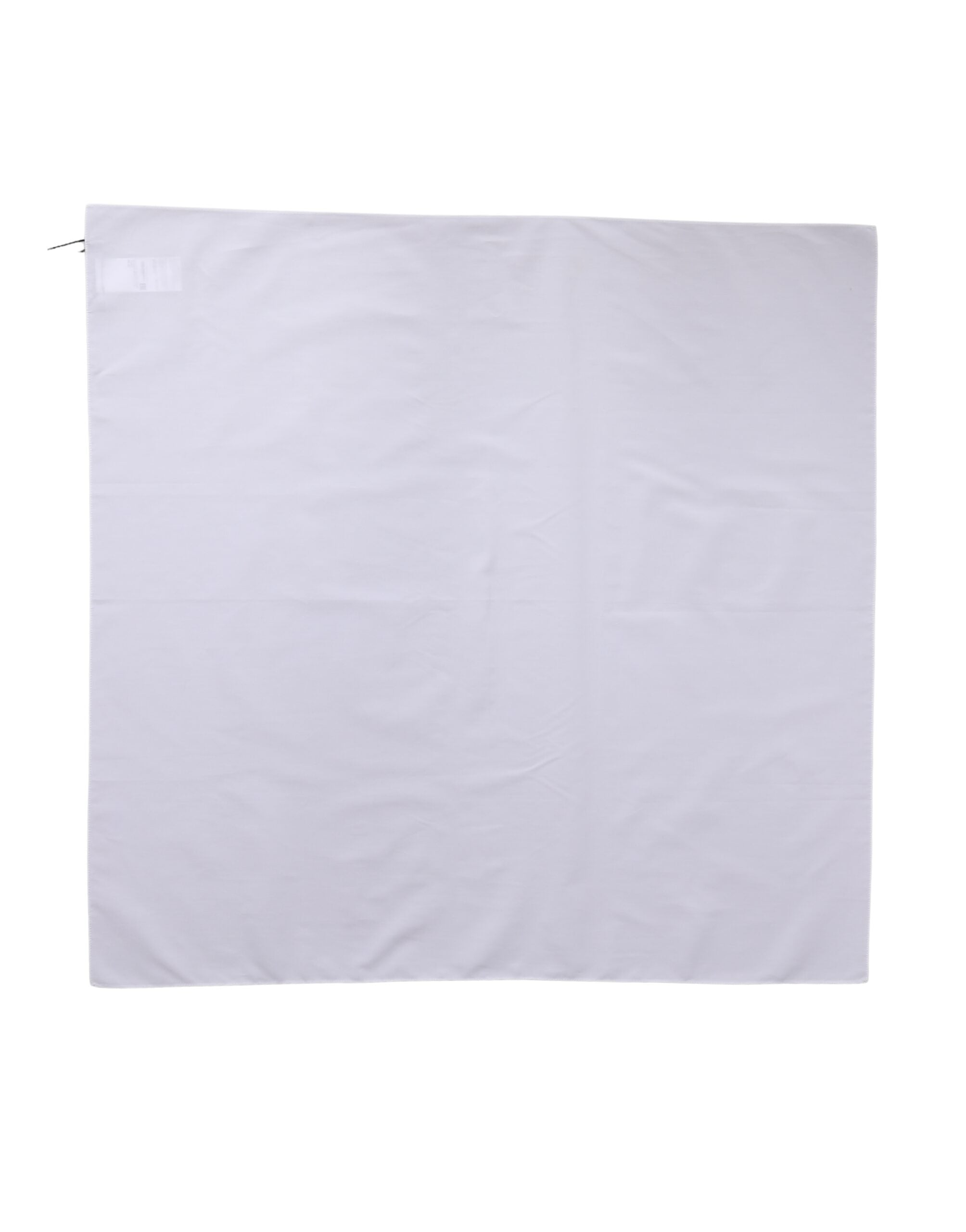 Dolce & Gabbana White Cotton Wrap Square Shawl Stole 71cm x 70cm Women's Scarf