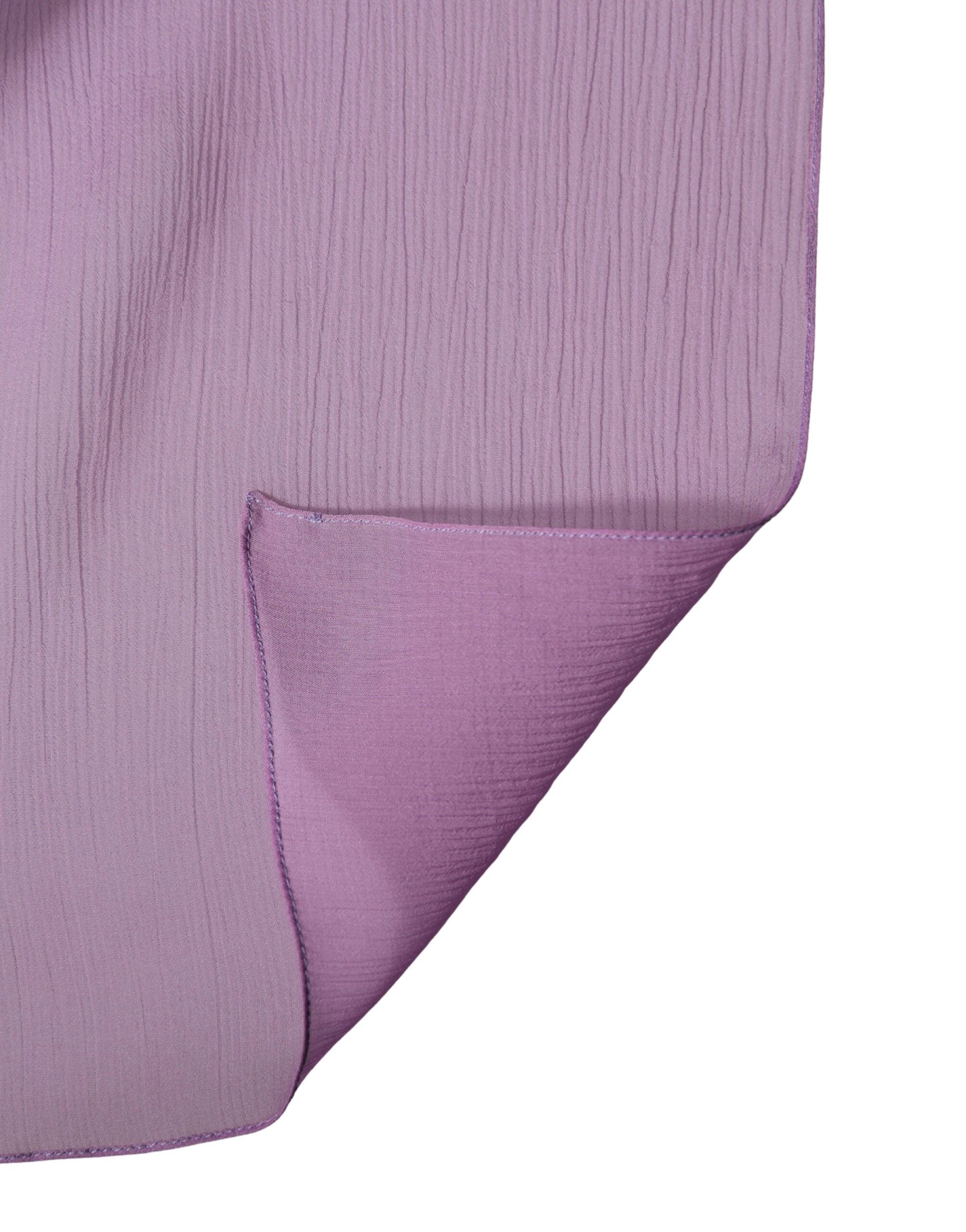Dolce & Gabbana Light Purple Silk Neck Wrap Foulard 114cm x 114cm Women's Scarf