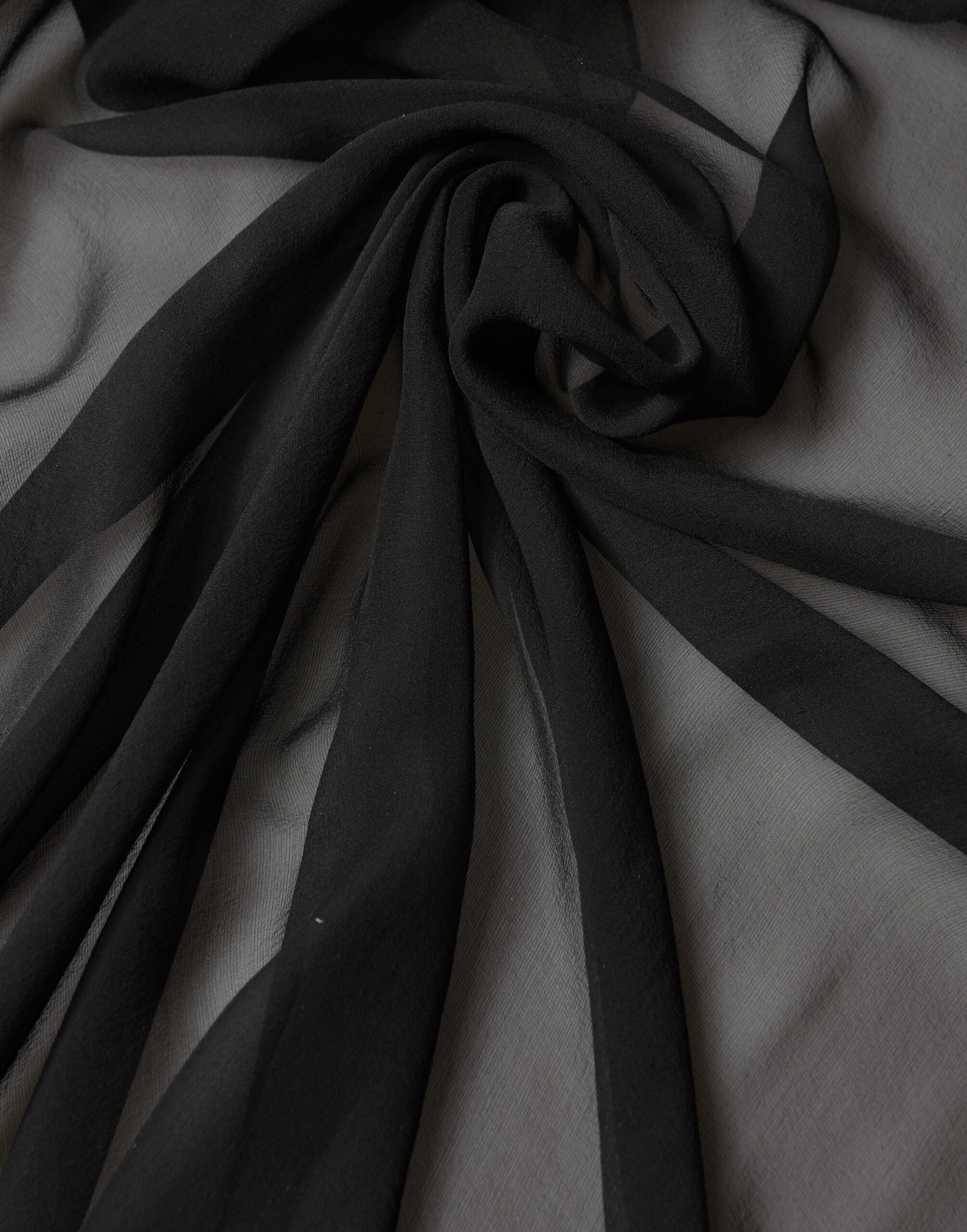 Dolce & Gabbana Black Silk Neck Wrap Shawl Stole 167cm x 126cm Women's Scarf
