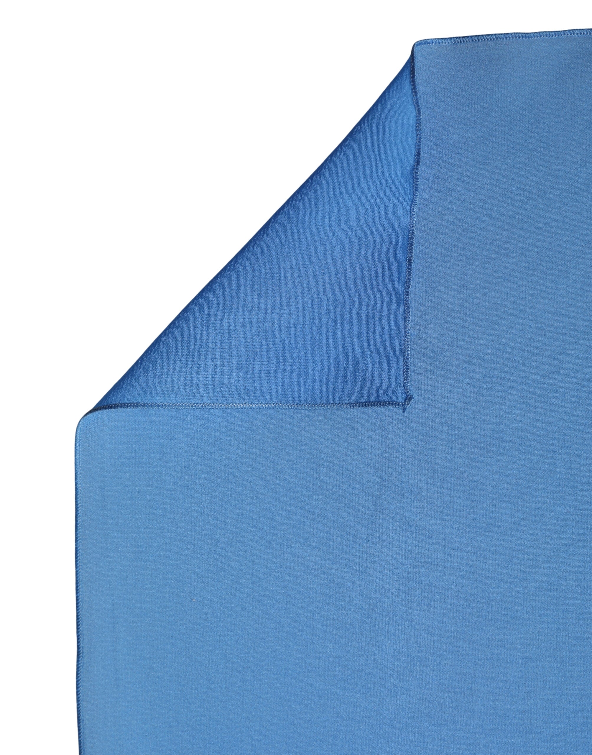 Dolce & Gabbana Blue Silk Neck Wrap Shawl Stole 200cm x 64cm Women's Scarf