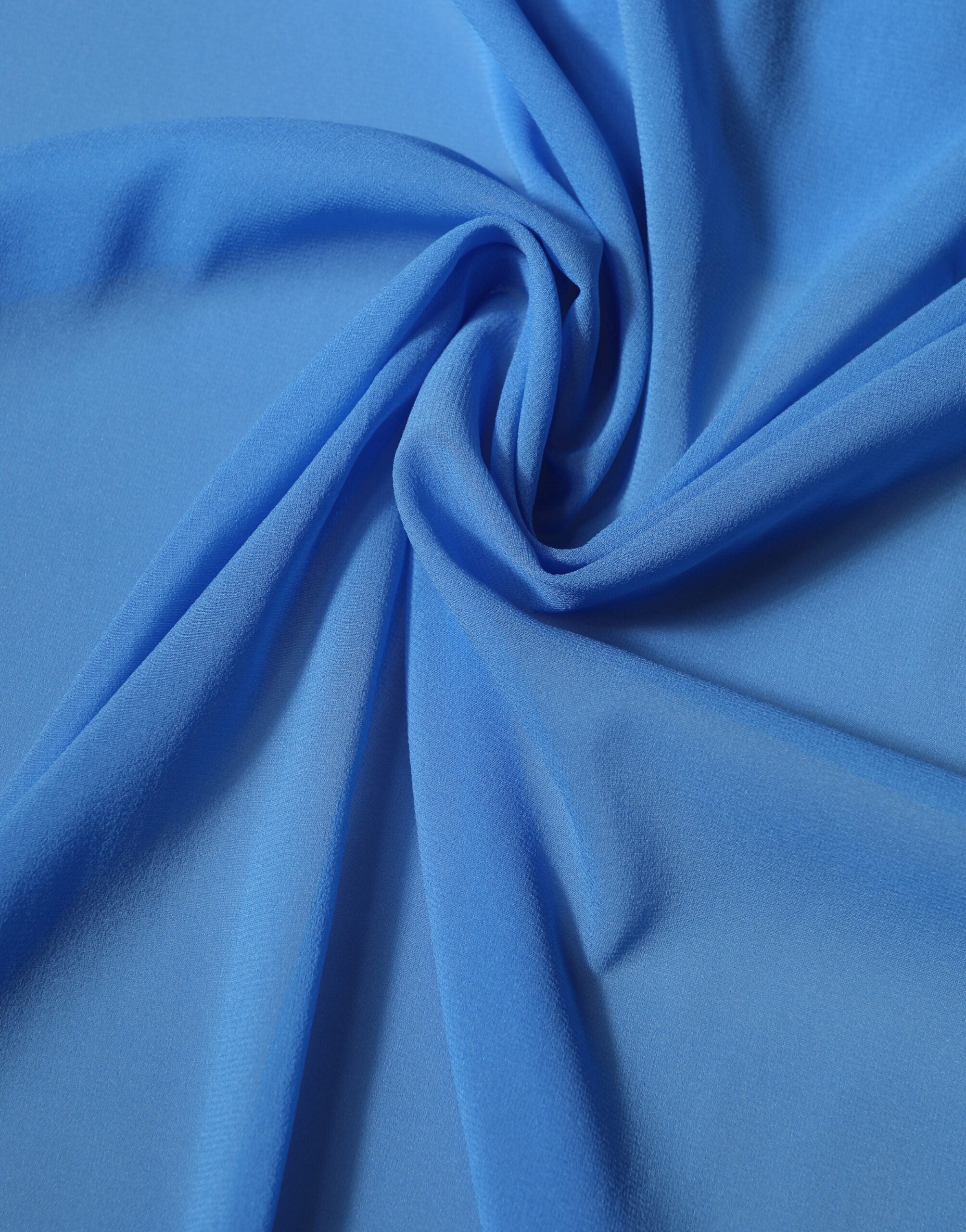 Dolce & Gabbana Blue Silk Neck Wrap Shawl Stole 200cm x 64cm Women's Scarf