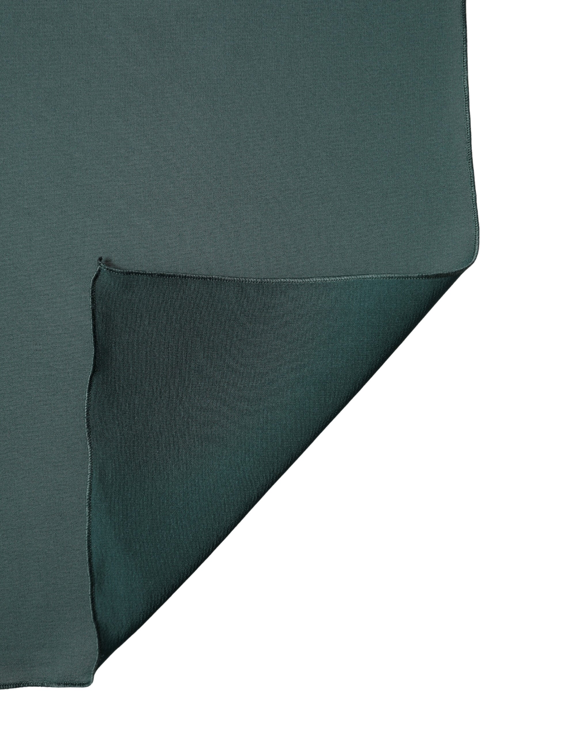 Dolce & Gabbana Dark Green Silk Neck Wrap Shawl Stole 200cm x 64c Women's Scarf