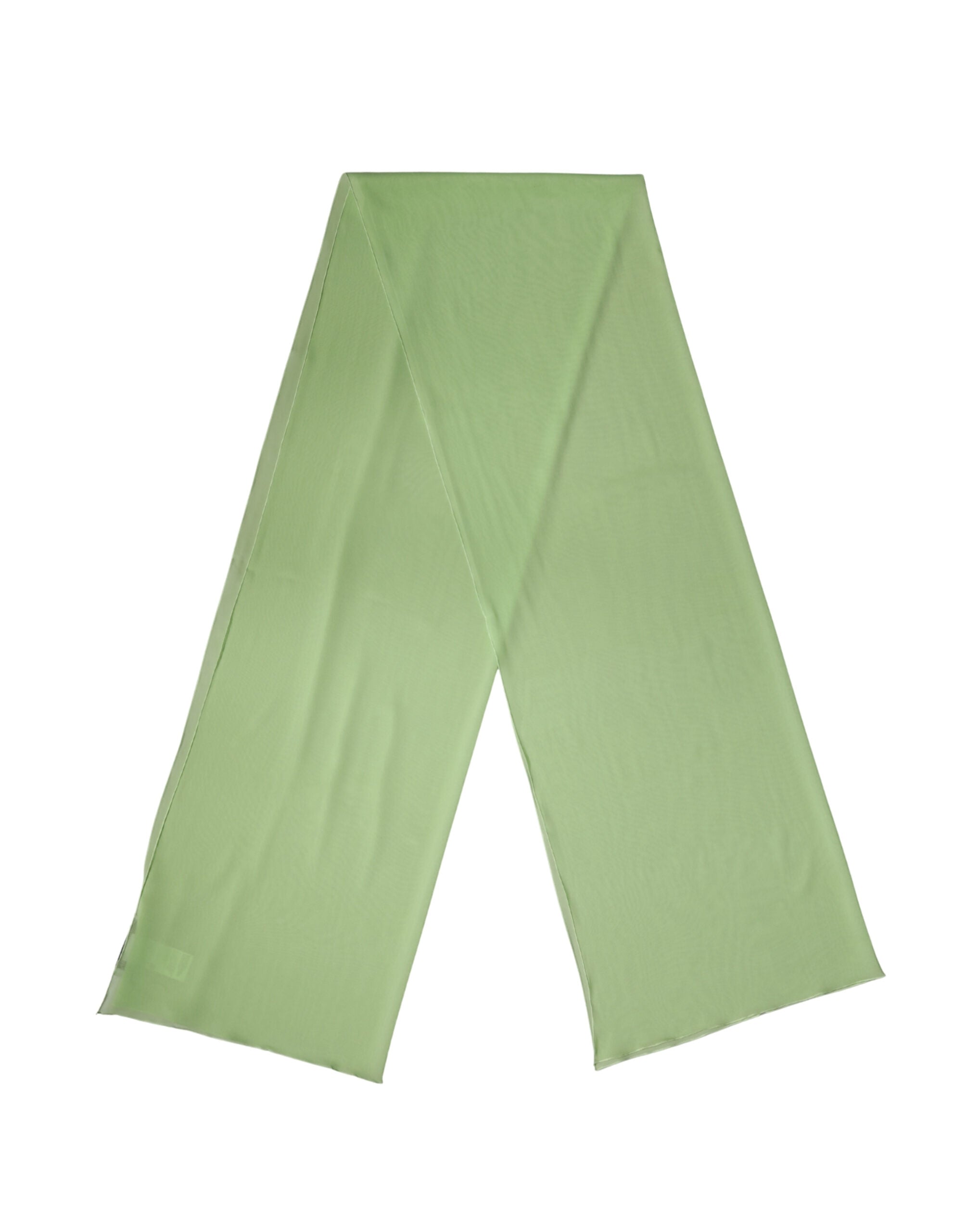 Dolce & Gabbana Light Green Silk Neck Wrap Shawl Stole 200cm x 64cm Women's Scarf