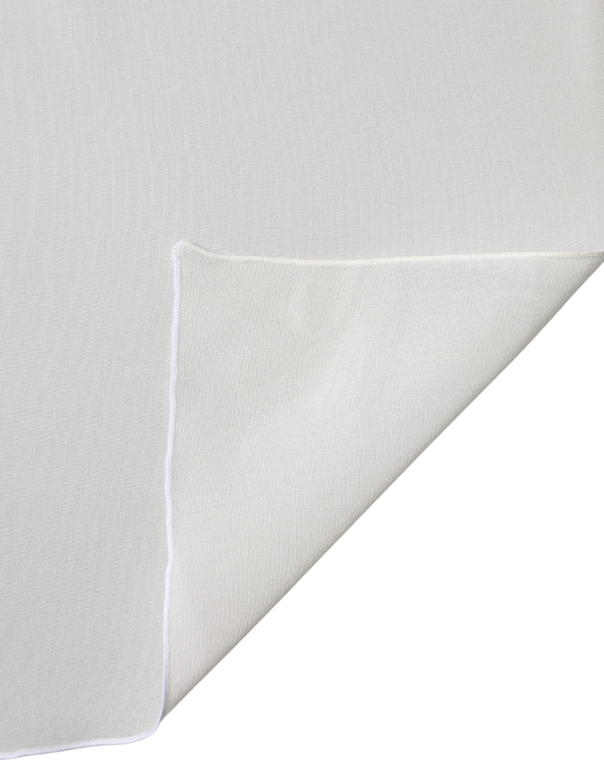 Dolce & Gabbana Off White Silk Neck Wrap Shawl Stole 200cm x 64cm Women's Scarf