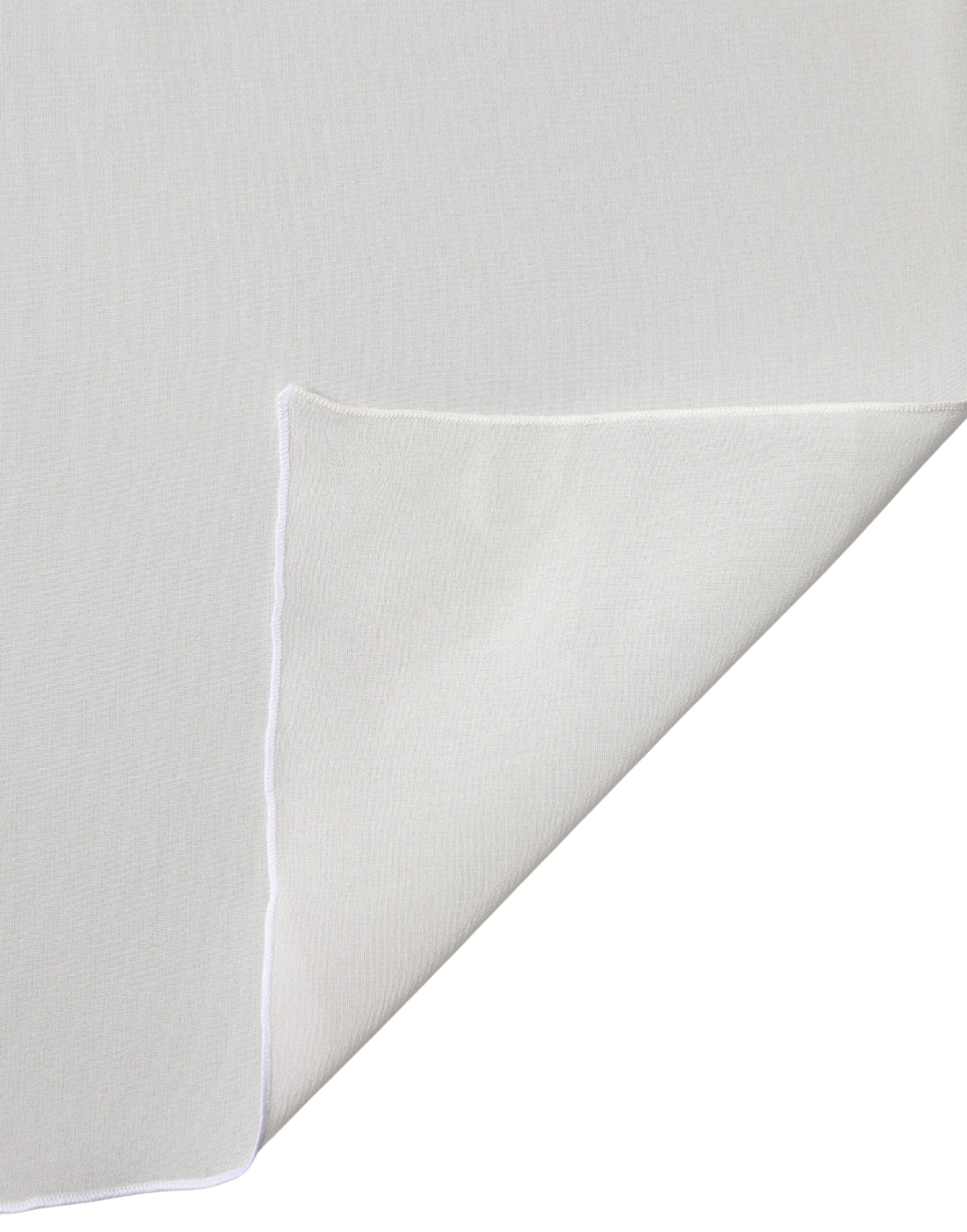 Dolce & Gabbana Off White Silk Neck Wrap Shawl Stole 200cm x 64cm Women's Scarf