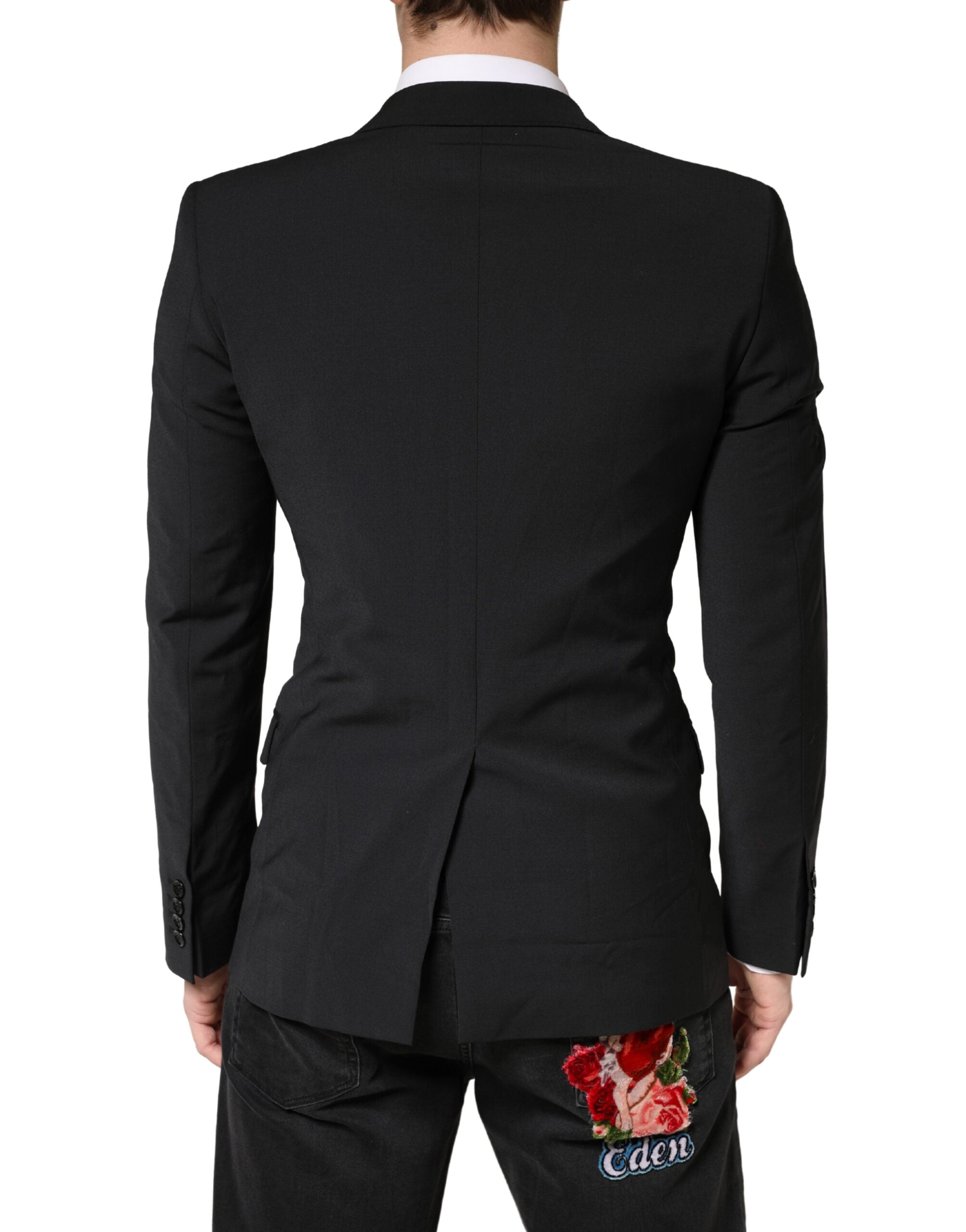Dolce & Gabbana Black MARTINI Single Breasted Tuxedo Men's Blazer (Pre-Owned)