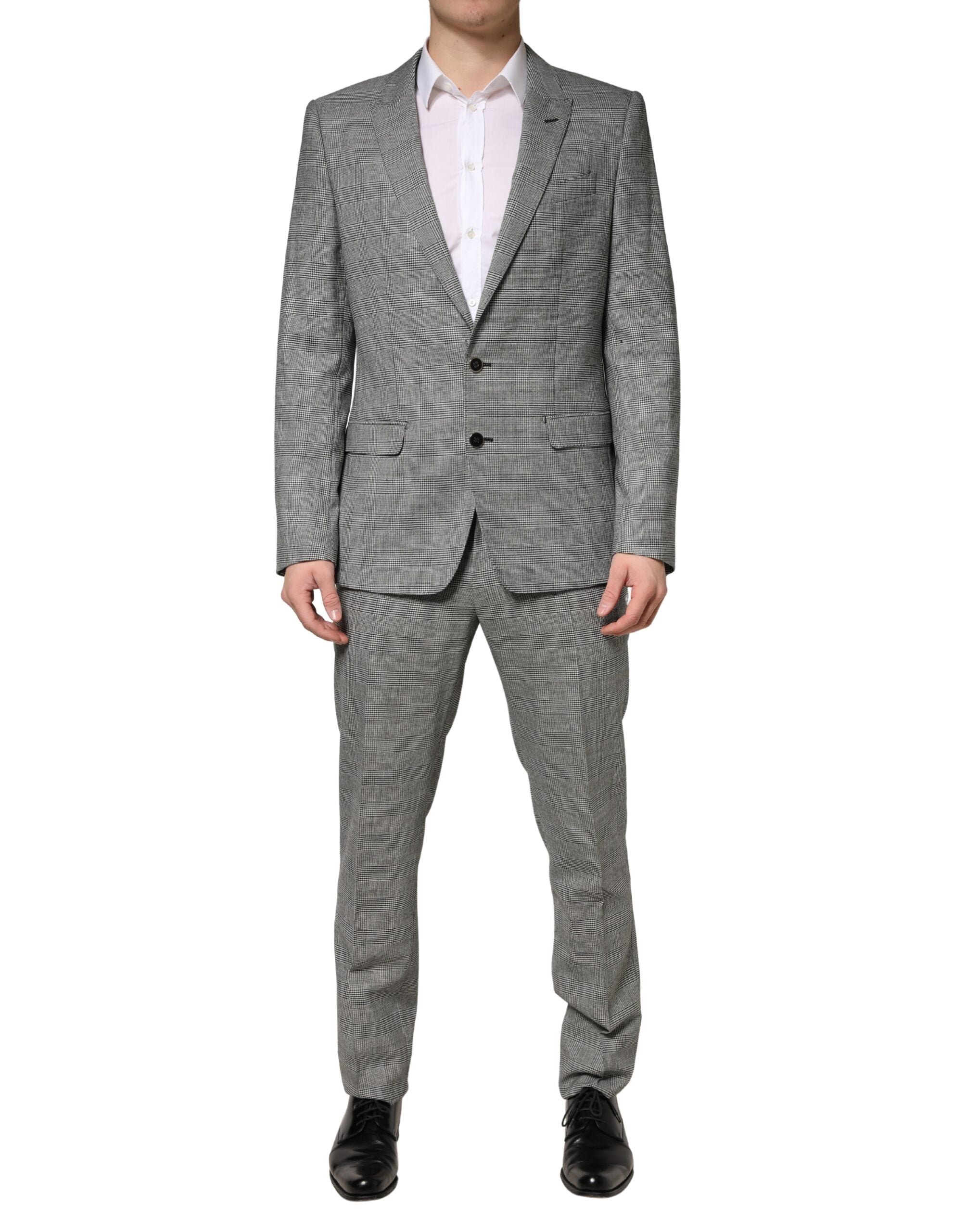 Dolce & Gabbana Gray MARTINI Single Breasted Formal 2PC Men's Suit