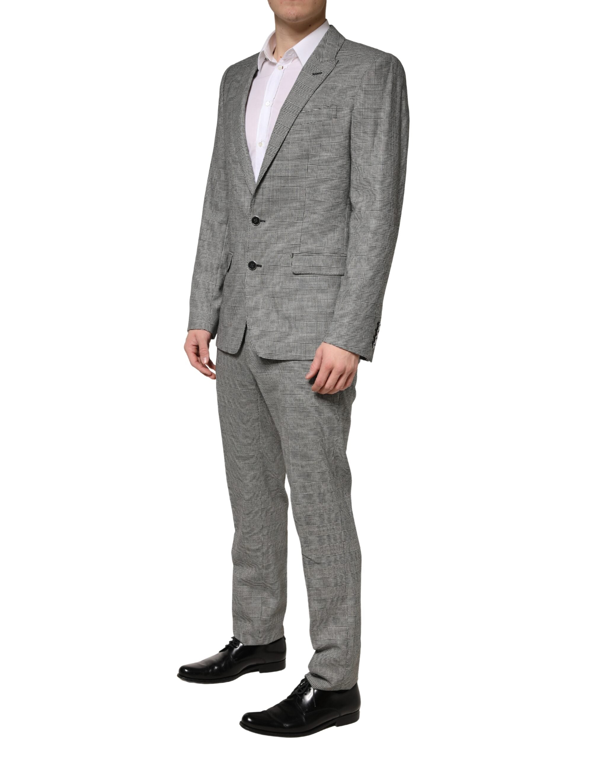 Dolce & Gabbana Gray MARTINI Single Breasted Formal 2PC Men's Suit