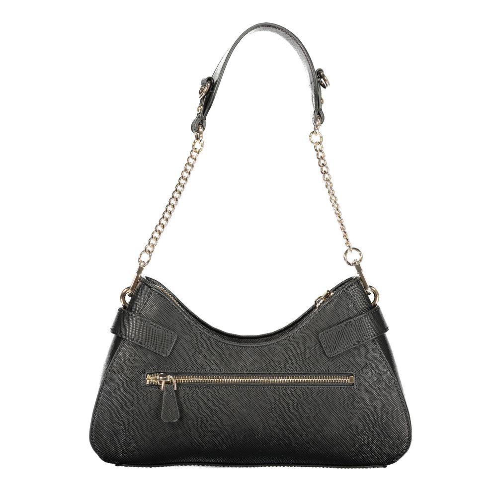 Guess Jeans Black Polyurethane Women's Women's Handbag