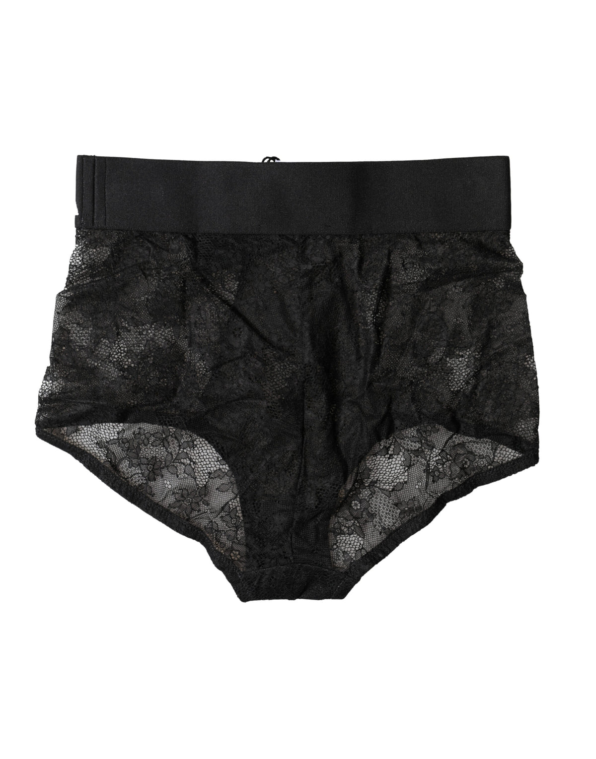 Dolce & Gabbana Black Logo Girdle High Waist Panty Women's Underwear