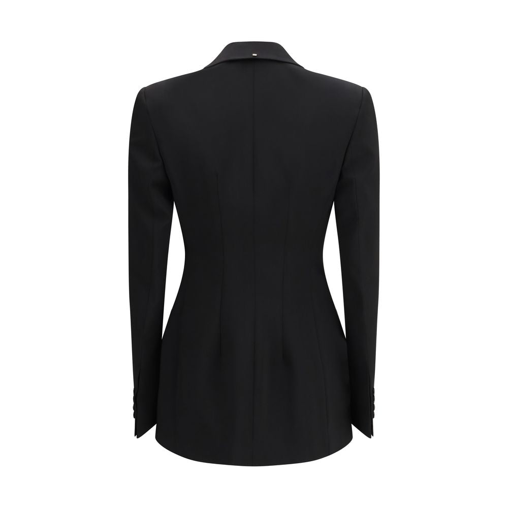 Max Mara Black Wool Oves Aries Women's Blazer