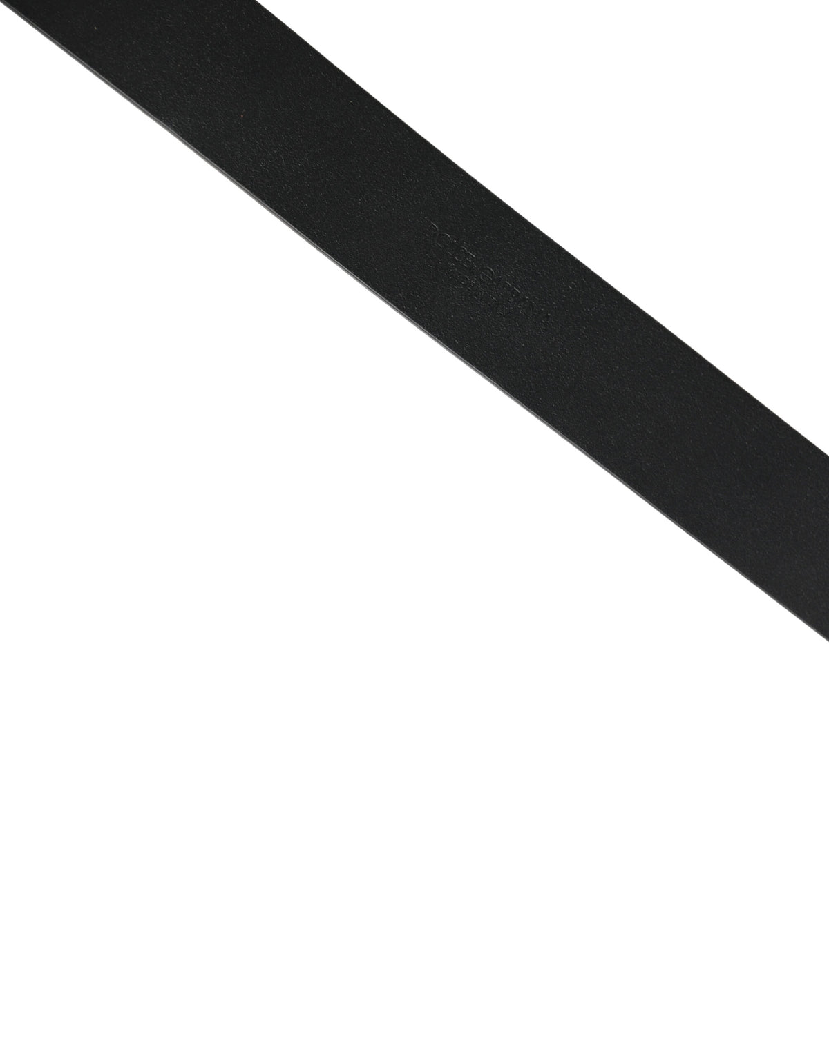 Dolce & Gabbana Black Calf Leather Gold Metal Buckle Men's Belt