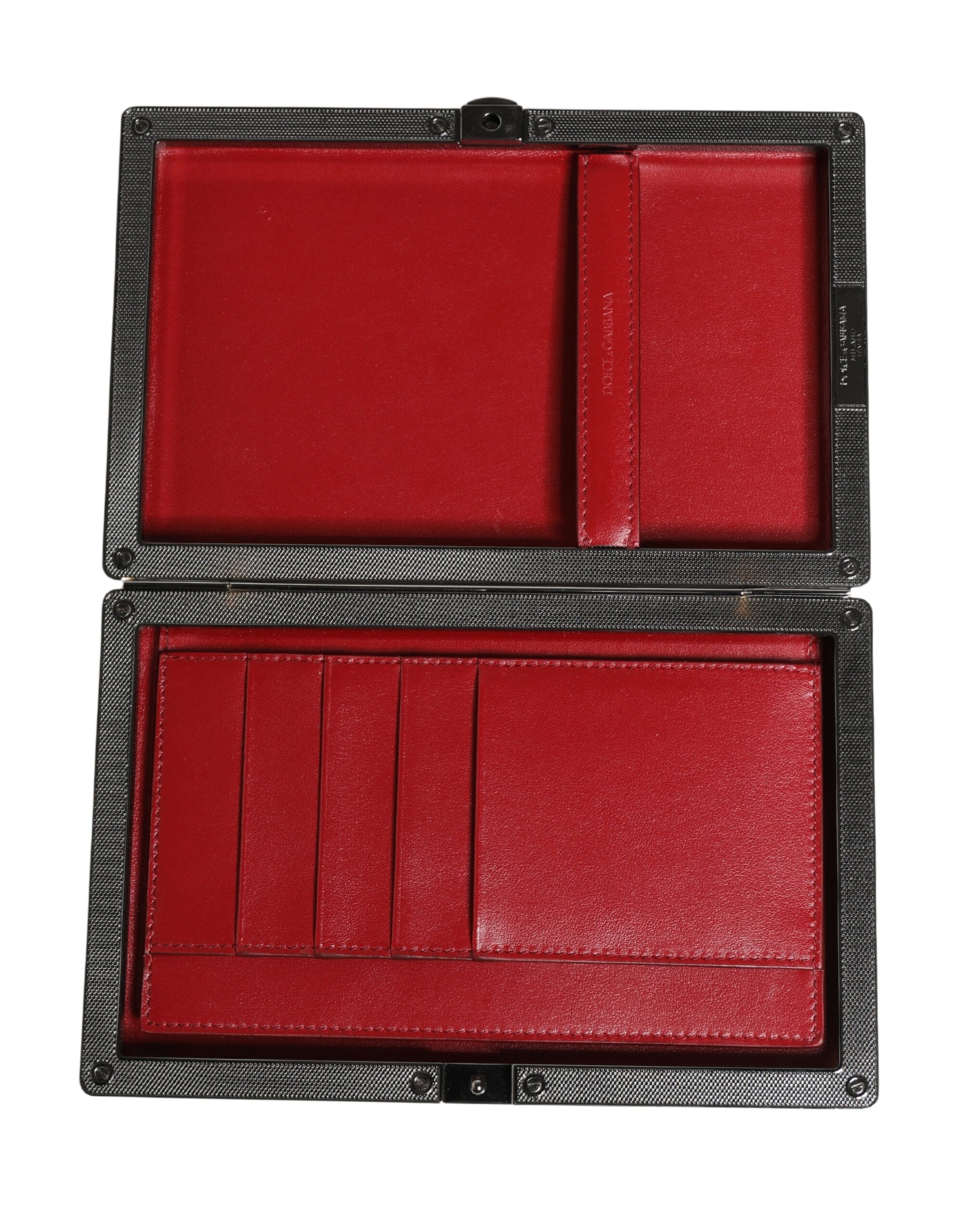Dolce & Gabbana Beige Velvet Calf Leather Clutch Evening Women Purse Women's Bag