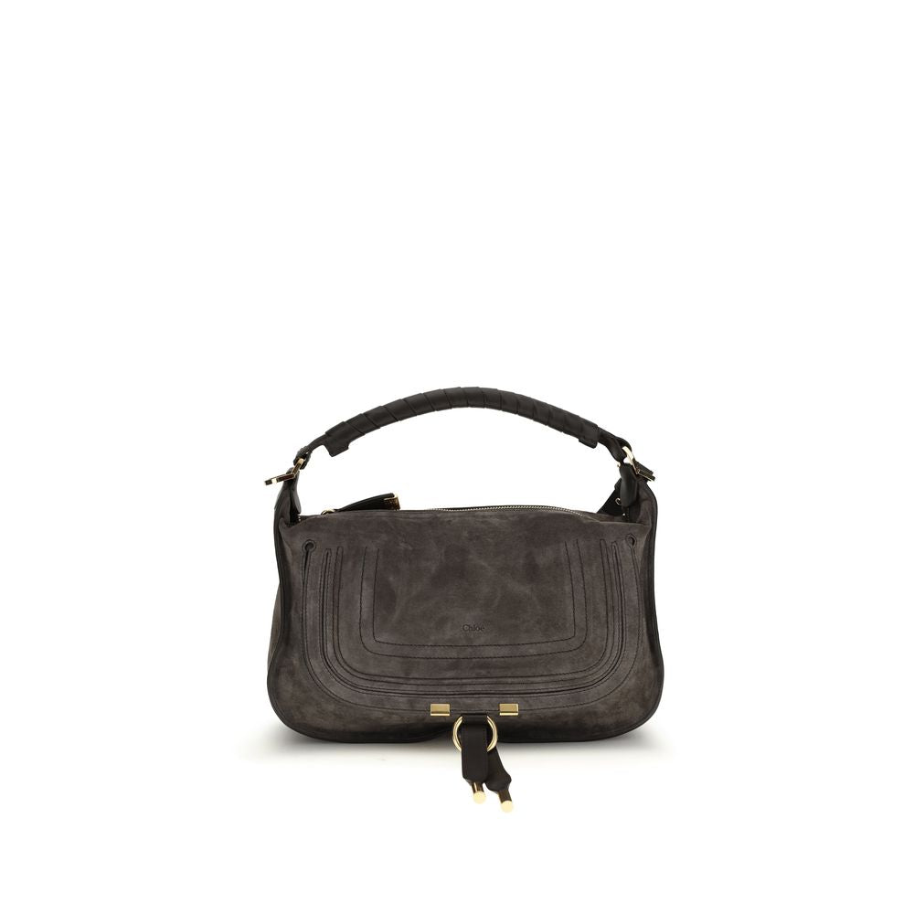 Chloé Brown Calf Leather Bos Taurus Shoulder Women's Bag