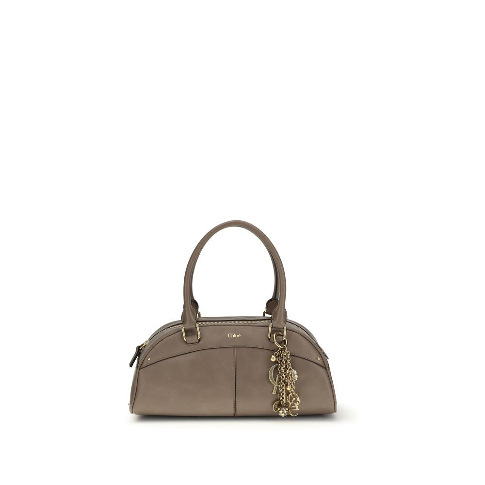 Chloé Gray Calf Leather Bos Taurus Women's Handbag