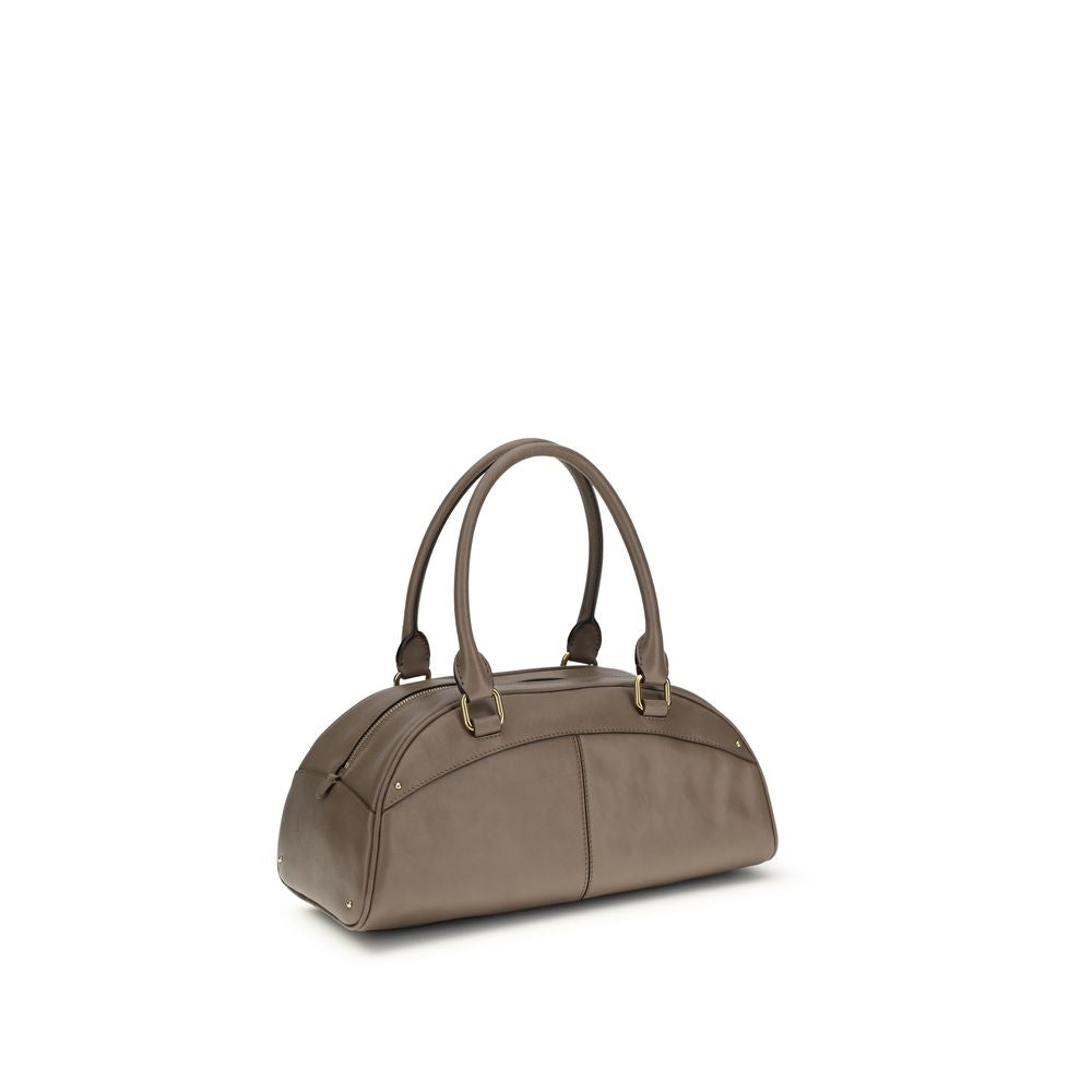 Chloé Gray Calf Leather Bos Taurus Women's Handbag
