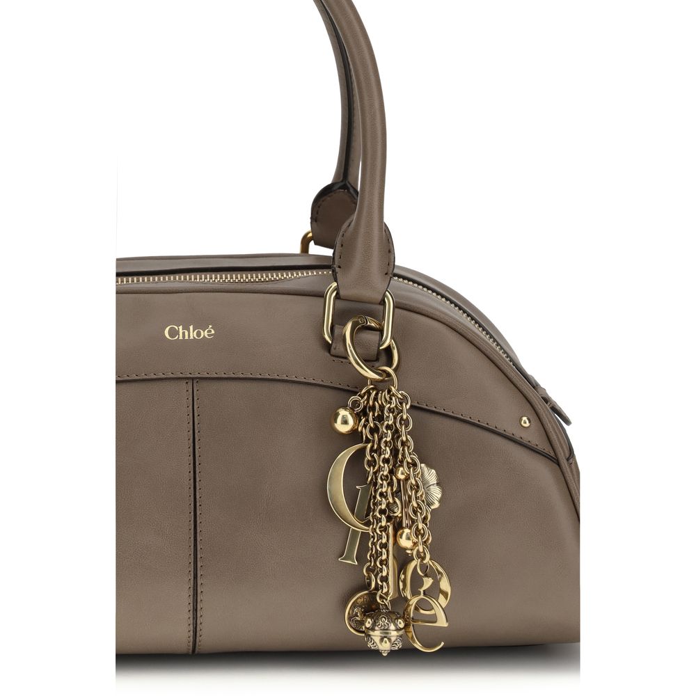 Chloé Gray Calf Leather Bos Taurus Women's Handbag