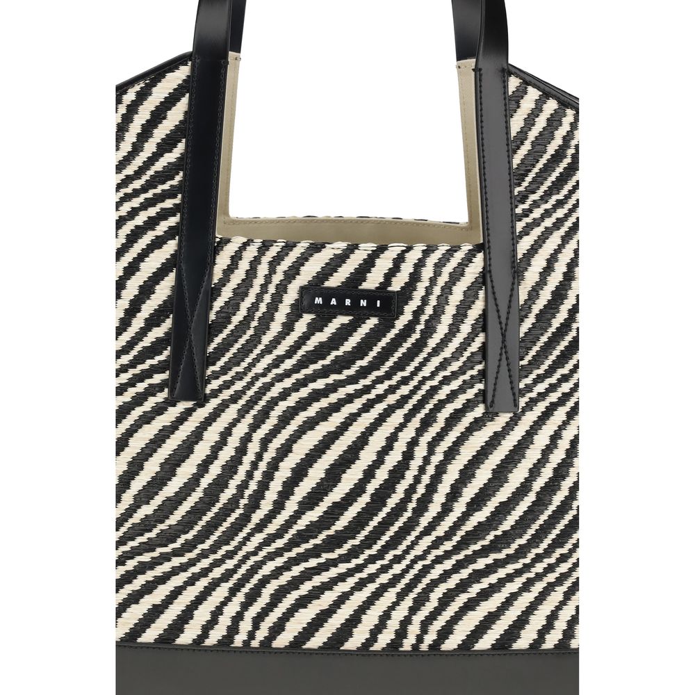 Marni Black Polyamide Shoulder Women's Bag