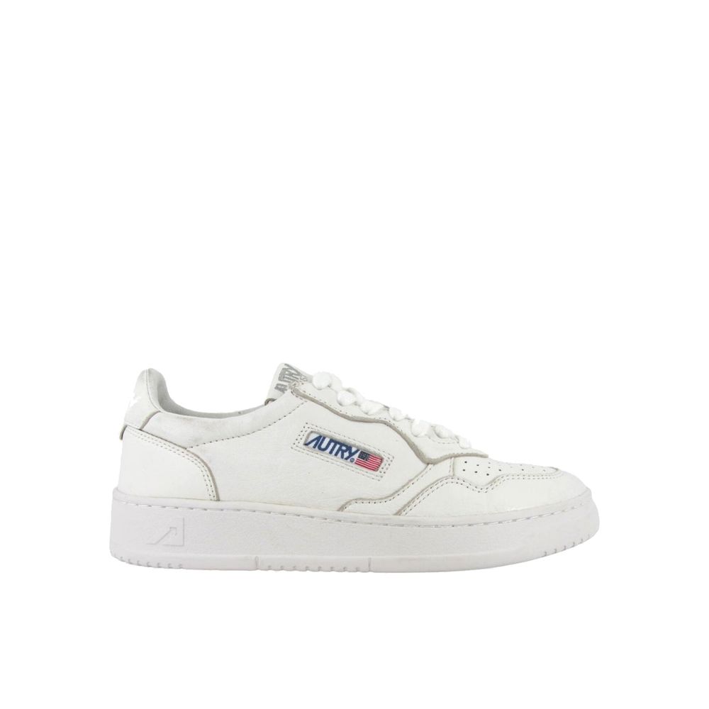 Autry White Leather Women's Sneakers