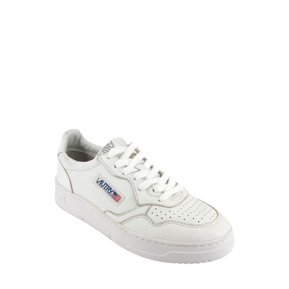 Autry White Leather Women's Sneakers