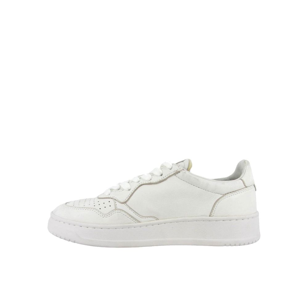 Autry White Leather Women's Sneakers