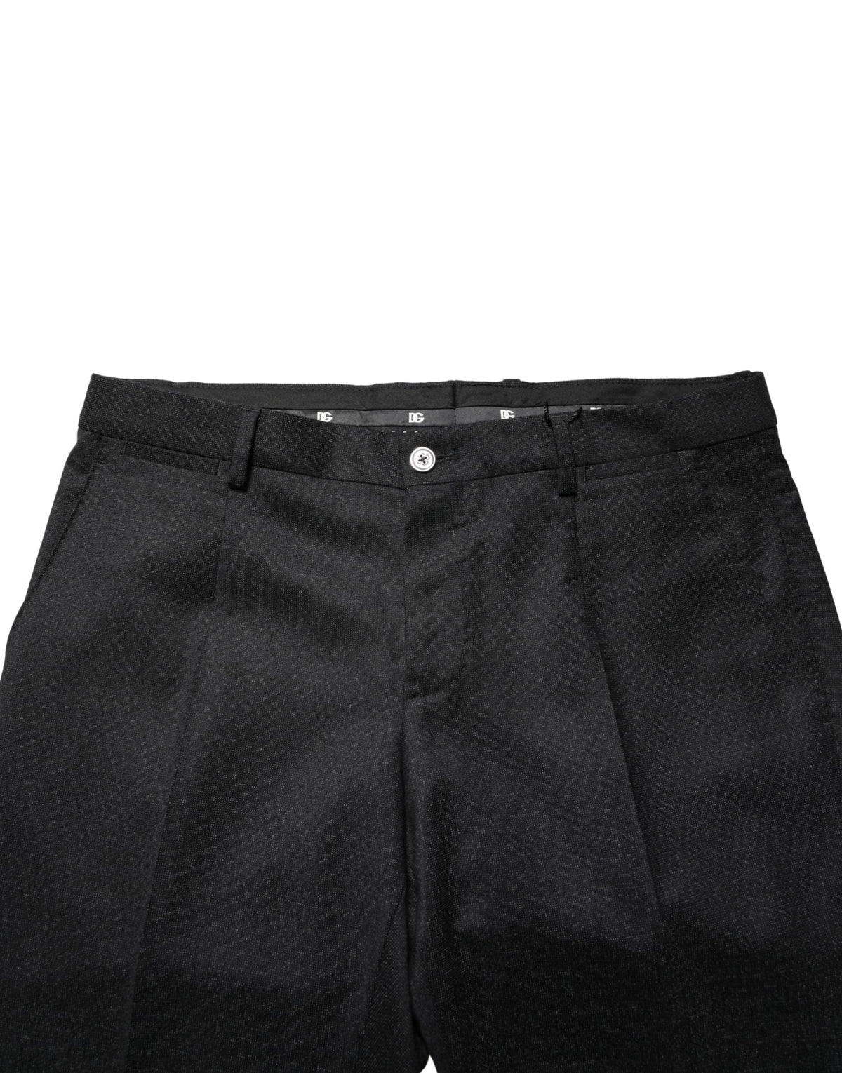 Dolce & Gabbana Black Wool Skinny Men Dress Trouser Men's Pants