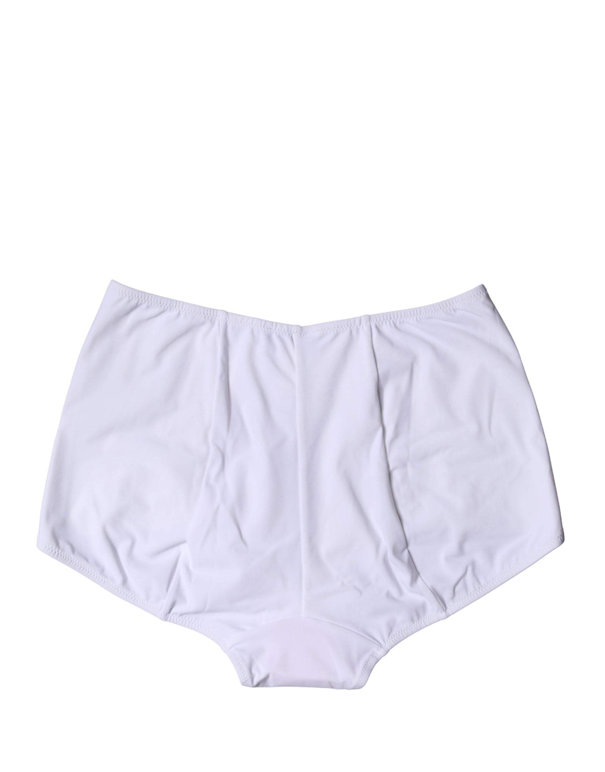 Dolce & Gabbana White Logo Girdle High Waist Panty Women's Underwear