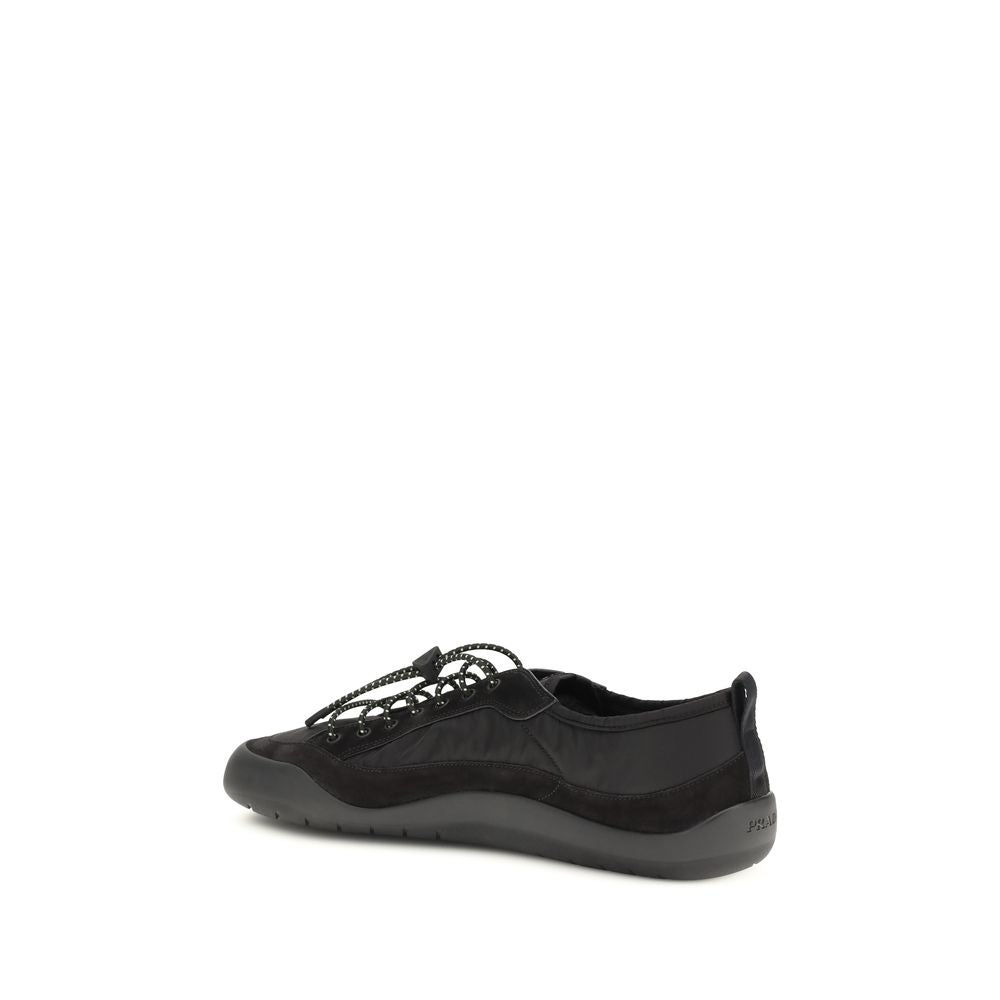 Prada Black Fabric Athletic Men's Sneakers