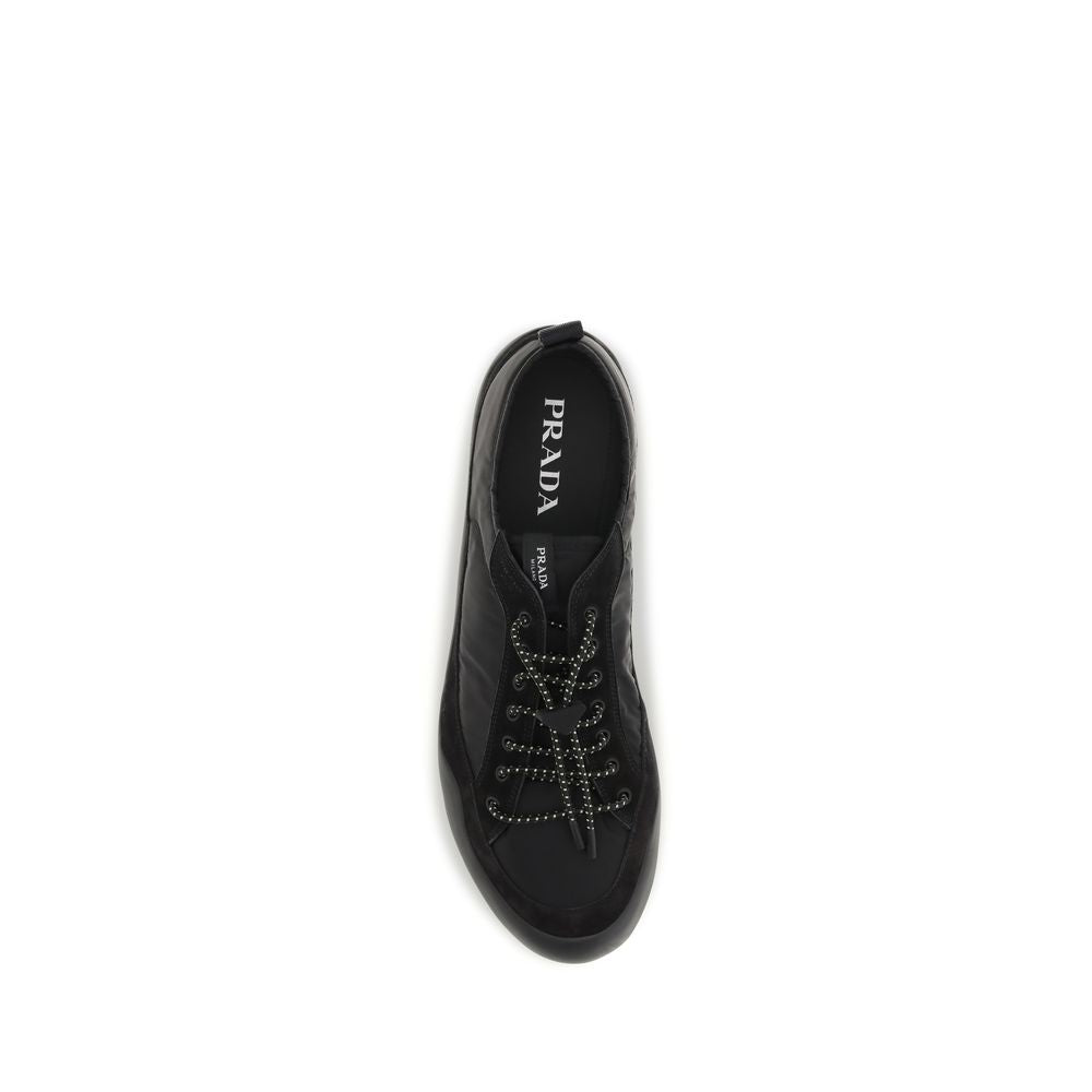Prada Black Fabric Athletic Men's Sneakers