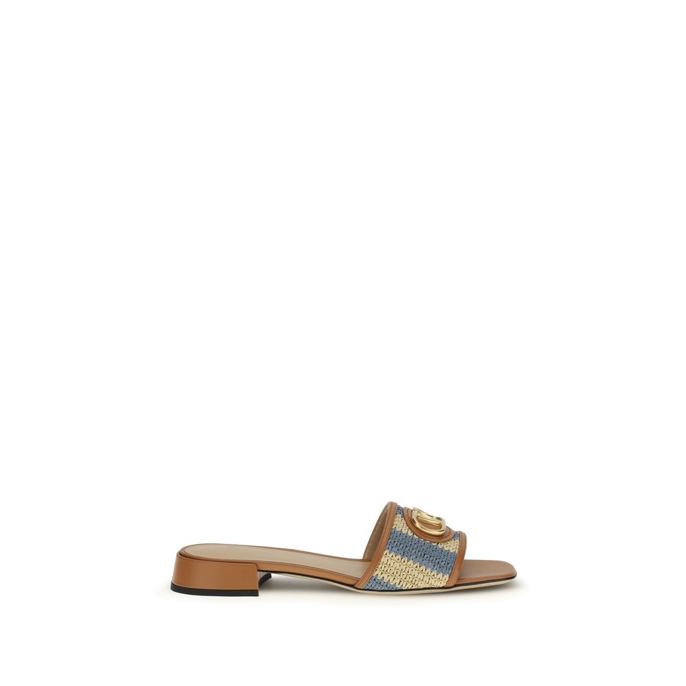 Valentino Garavani Multicolor Viscose Flat Women's Sandals