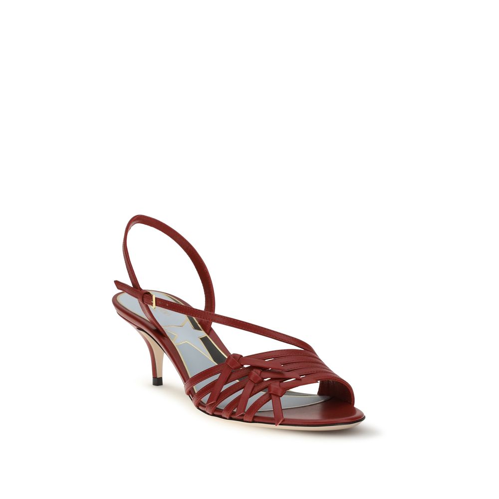 Valentino Garavani Multicolor Goatskin Strap-On Women's Sandals