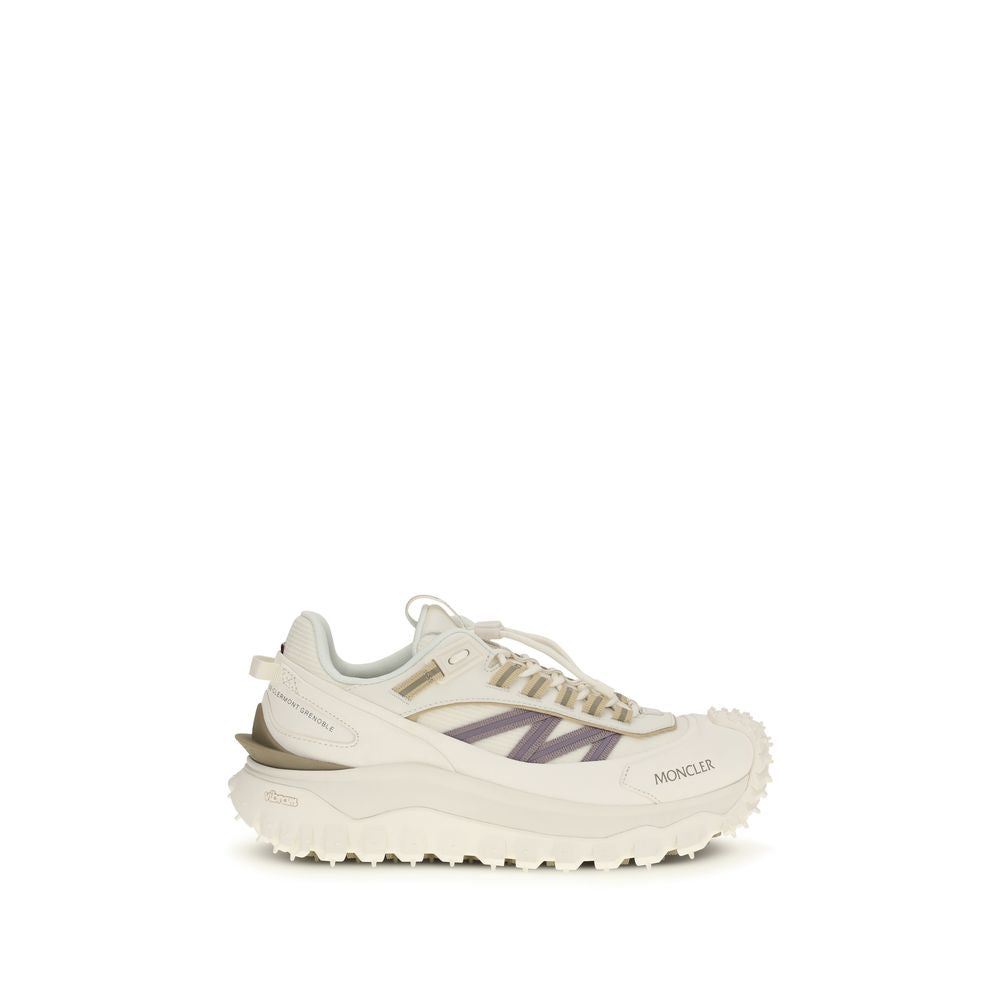 Moncler White Polyester Athletic Women's Sneakers