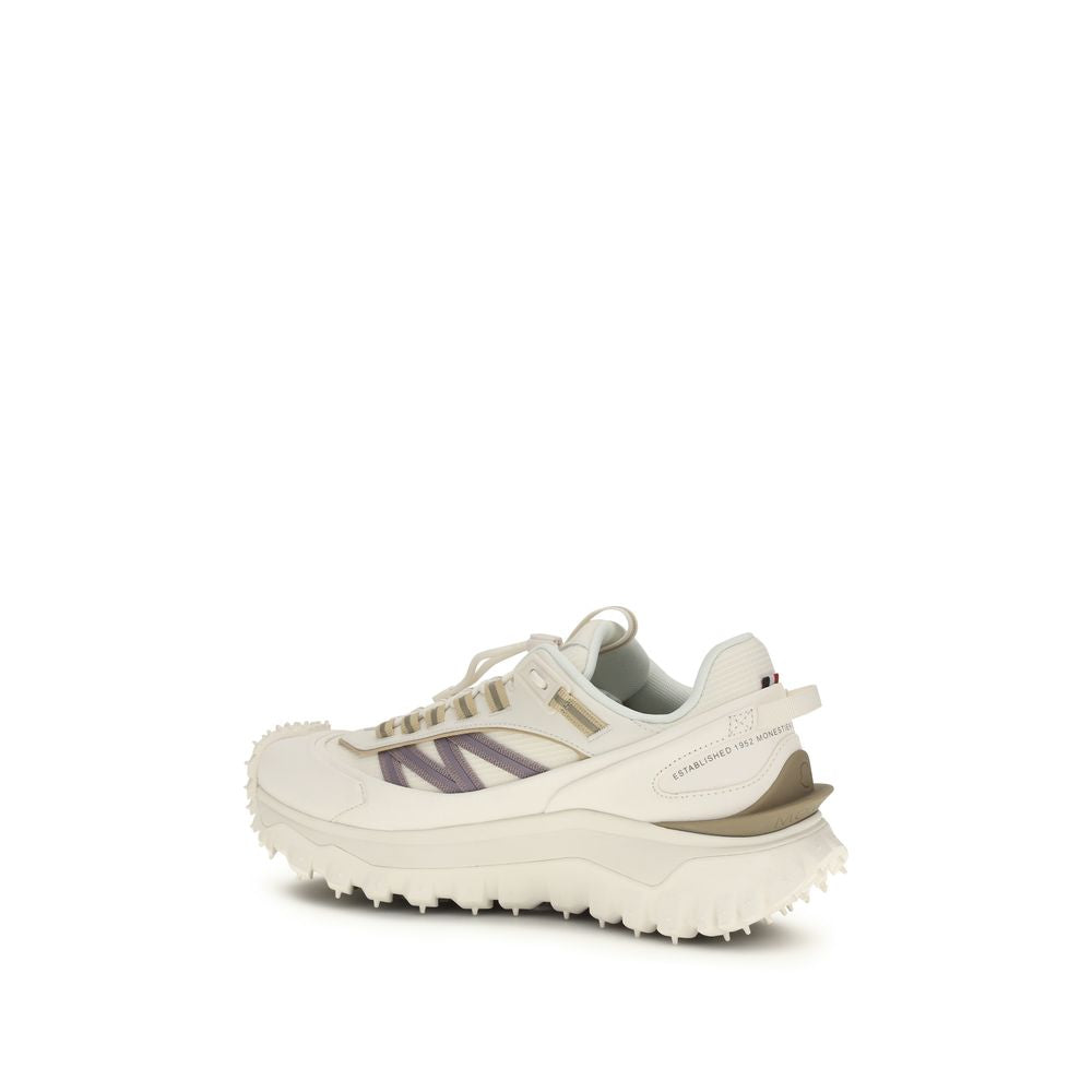 Moncler White Polyester Athletic Women's Sneakers