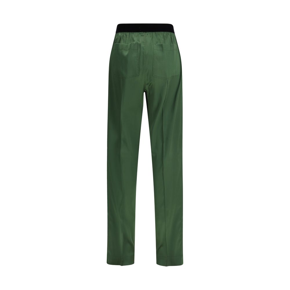 Tom Ford Bicolor Silk Casual Women's Pants