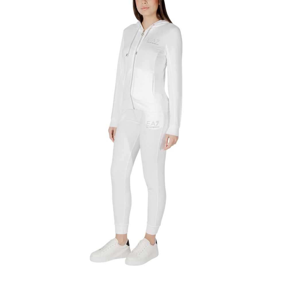 EA7 Emporio Armani Cream Polyester Women's Tracksuit